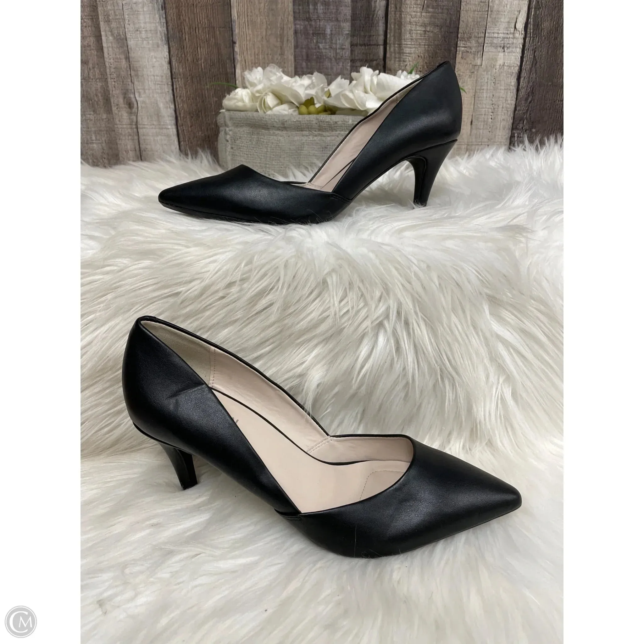 Classic Red Heels Shoes Heels Stiletto By Kenneth Cole Reaction In Black, Size: 9