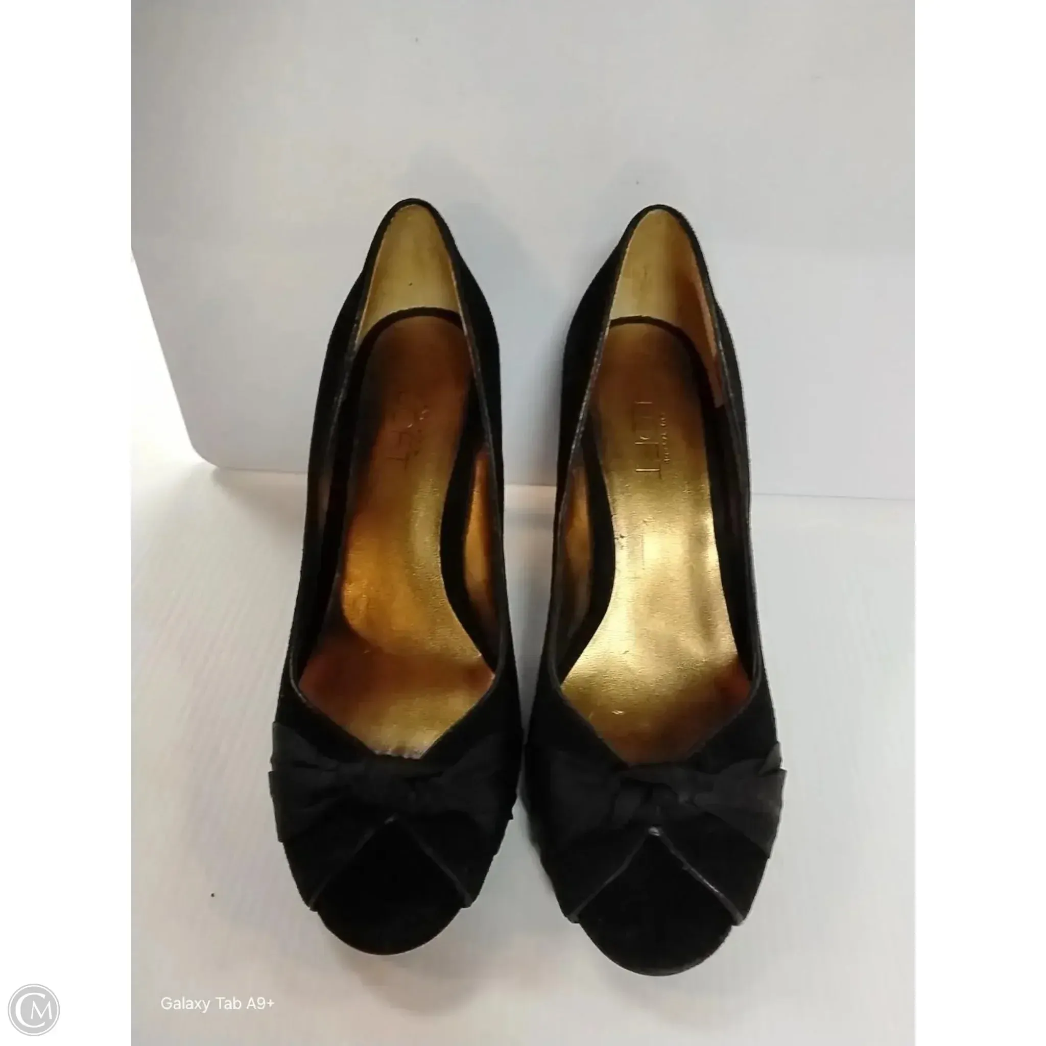 Shoes Heels Stiletto By Loft In Black, Size: 5.5 Bridal Footwear Open Toe Heels