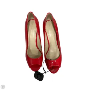Heel Support Soft Insole Shoes Heels Stiletto By Marc Fisher In Red, Size: 7