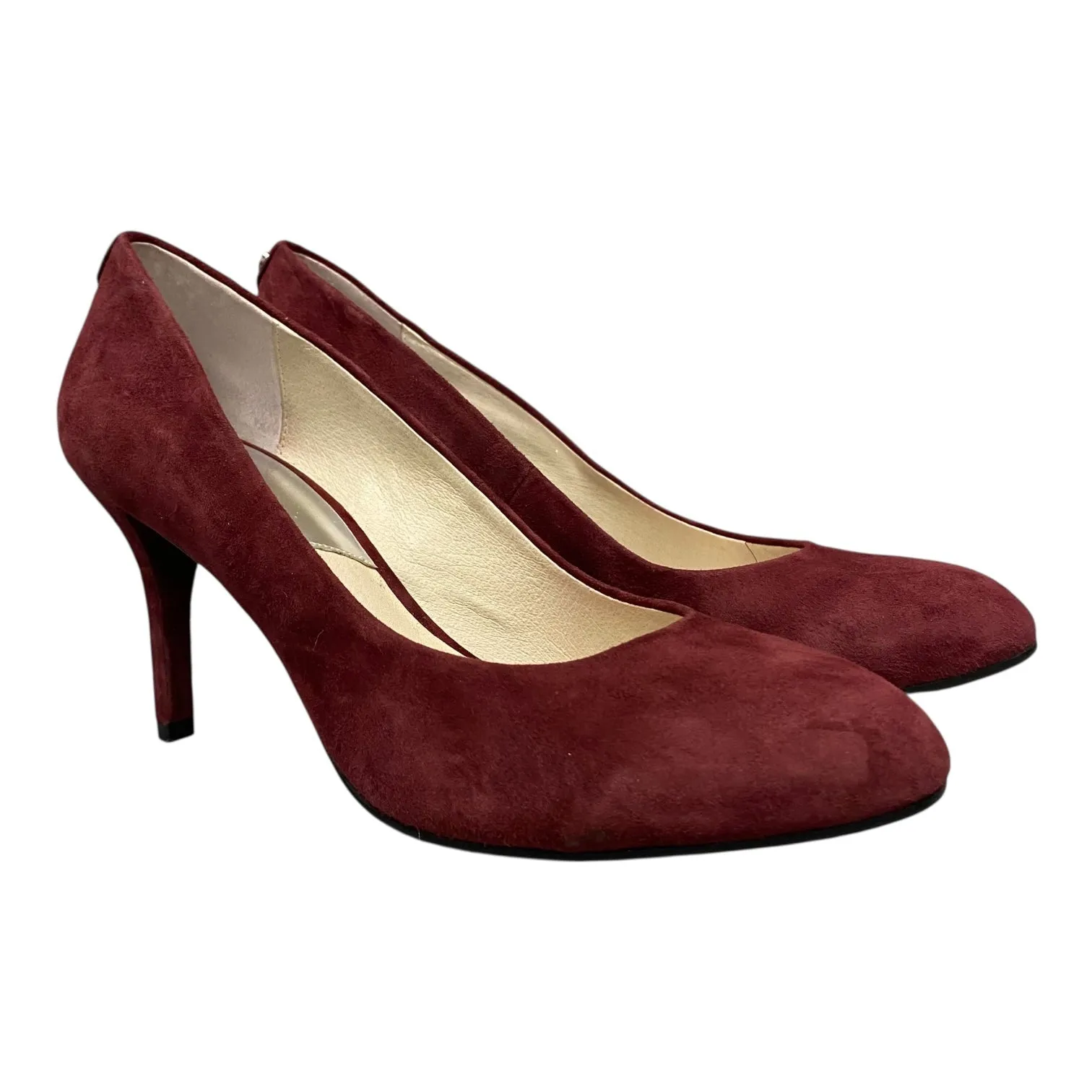 Shoes Heels Stiletto By Michael By Michael Kors In Red, Size:10 Metallic Heels