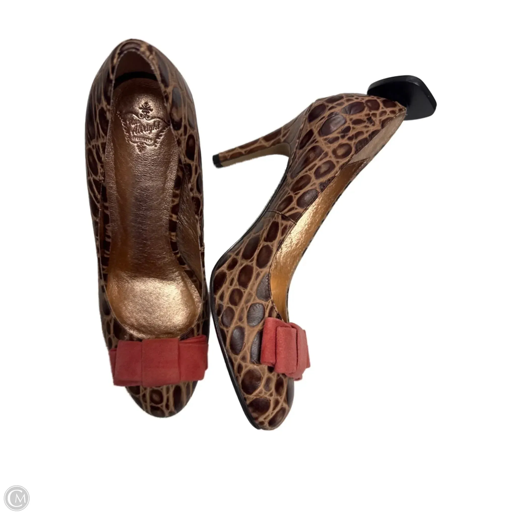 Shoes Heels Stiletto By MISS ALIRHGT In Animal Print, Size: 8 City Ready