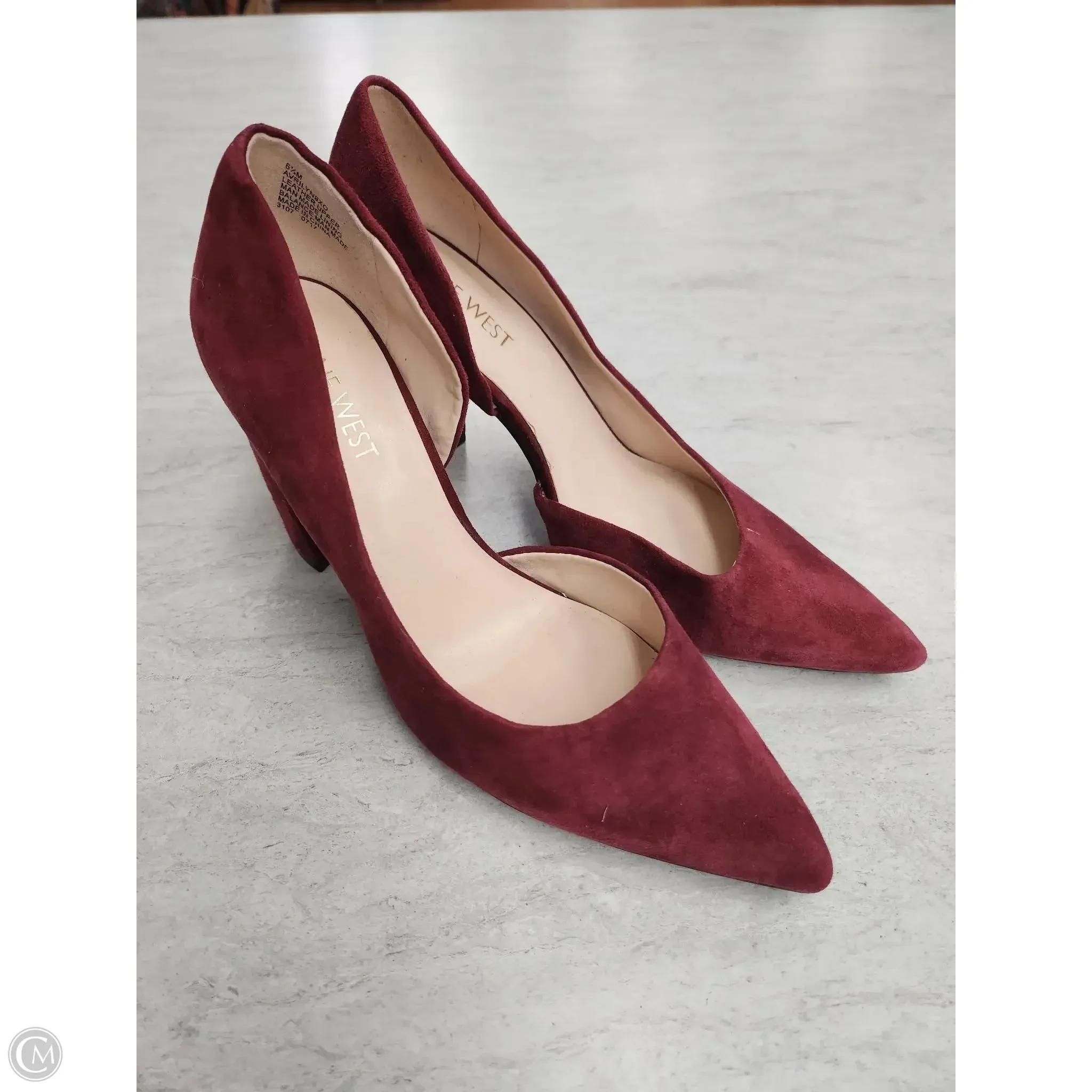 Flex grooves Flawless Look Shoes Heels Stiletto By Nine West In Red, Size: 6.5
