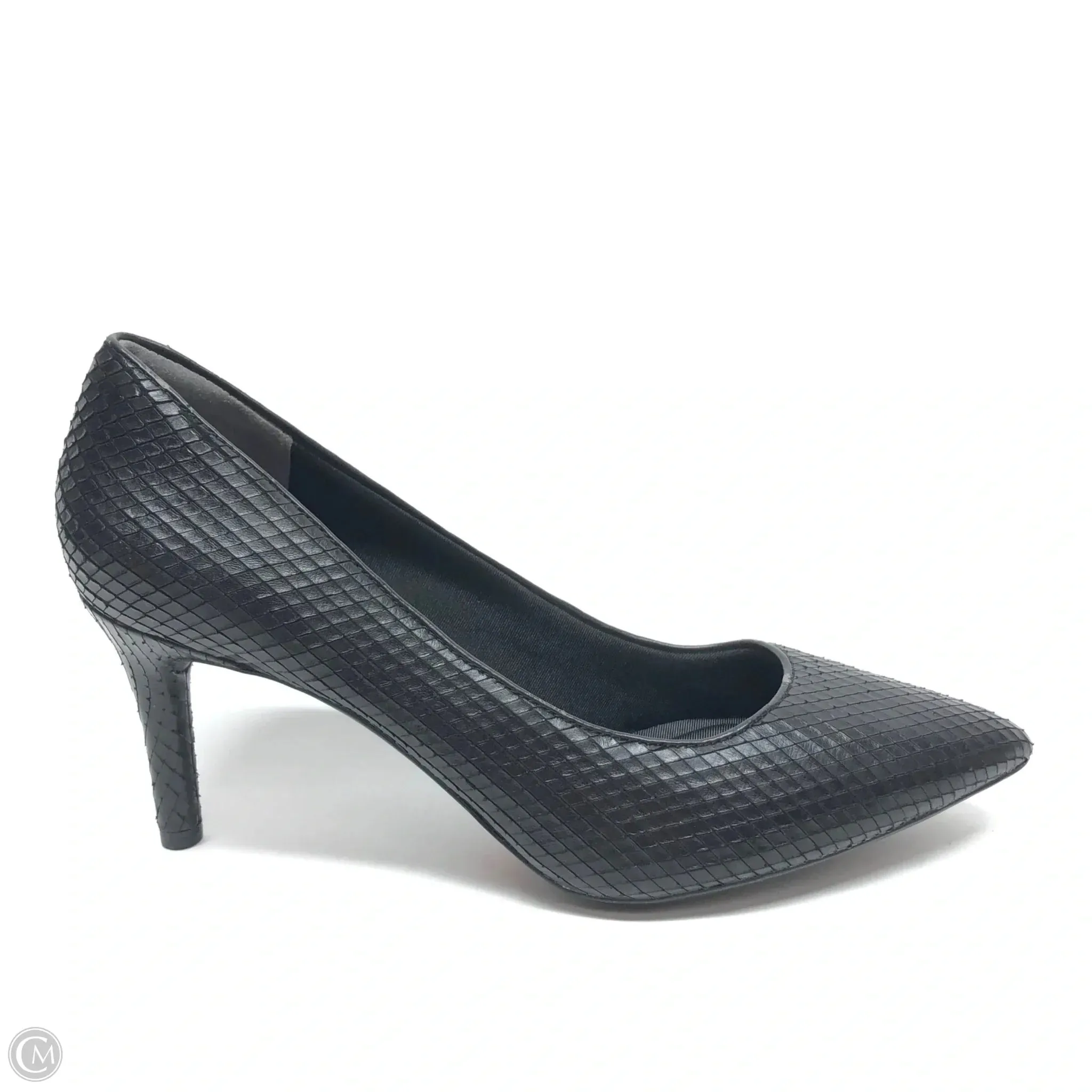 Leather Ventilated Shoes Heels Stiletto By Rockport In Black, Size: 8.5