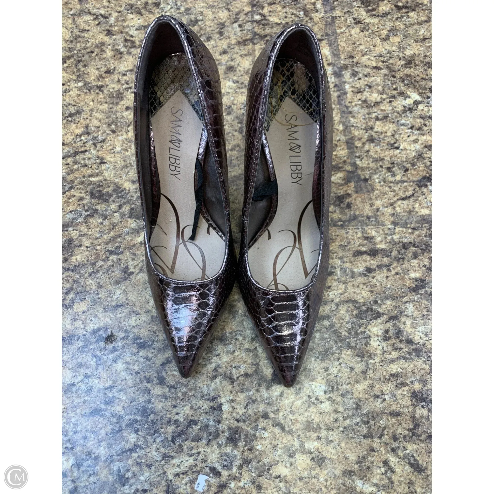 Block Heel Wedge Wedding Shoes Shoes Heels Stiletto By Sam And Libby In Silver, Size: 6.5