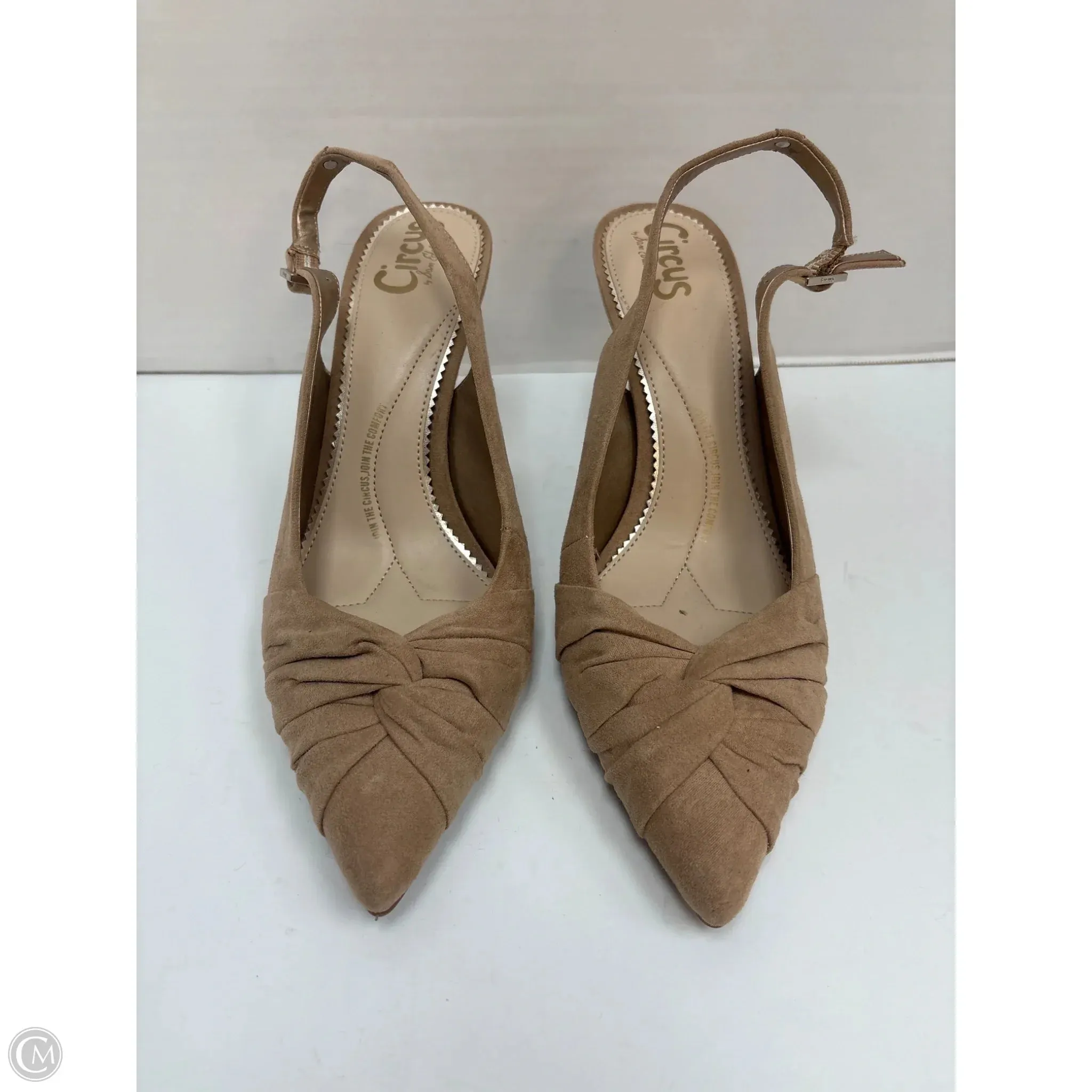 Shoes Heels Stiletto By Sam Edelman In Beige, Size: 9.5 Wide fit