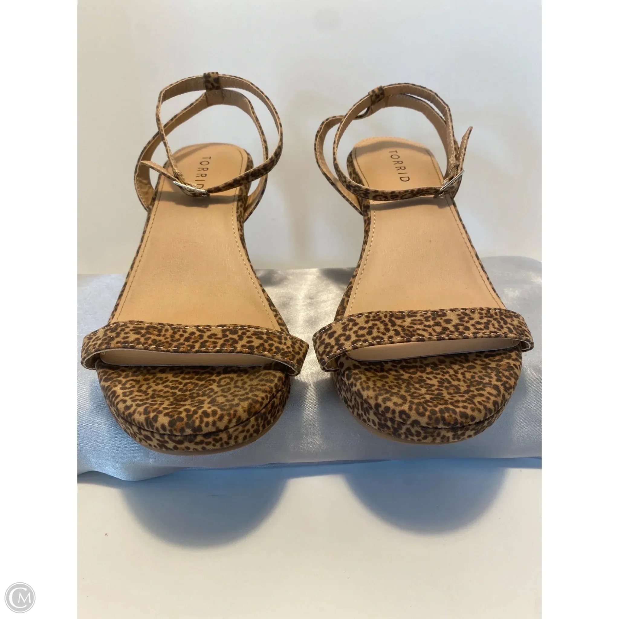 Comfortable foot wrap Shoes Heels Stiletto By Torrid In Animal Print, Size: 8.5