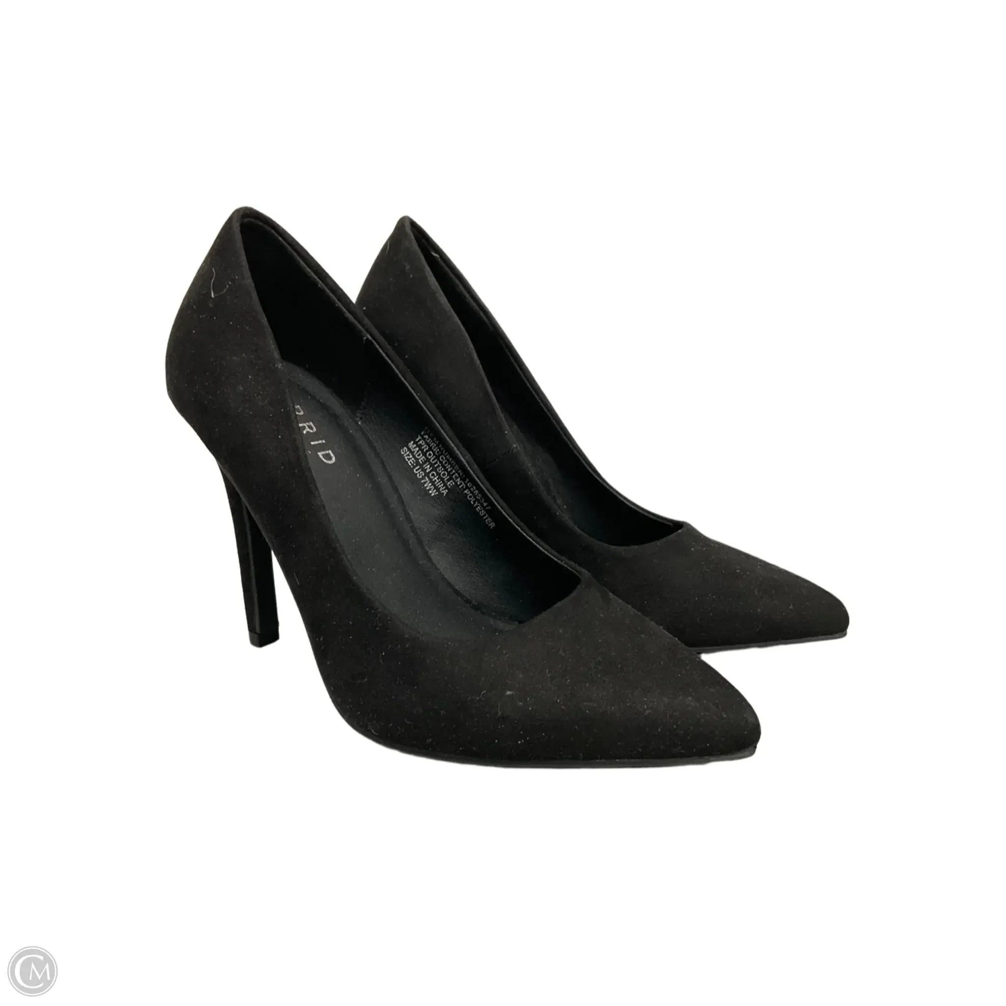Foot Stability Easy Slip On Shoes Heels Stiletto By Torrid In Black, Size: 7