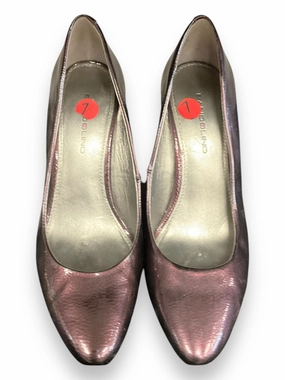 Comfy Footwear Clear Heels Shoes Heels Block By Bandolino In Purple, Size: 7