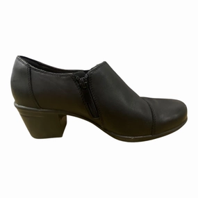 Shoes Heels Block By Clarks In Black, Size: 7 Clean Finish