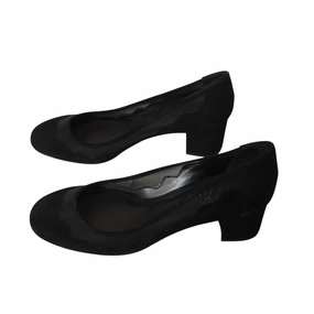 Shoes Heels Block By Cma In Black, Size: 7.5 Peep Toe Sandals for Party