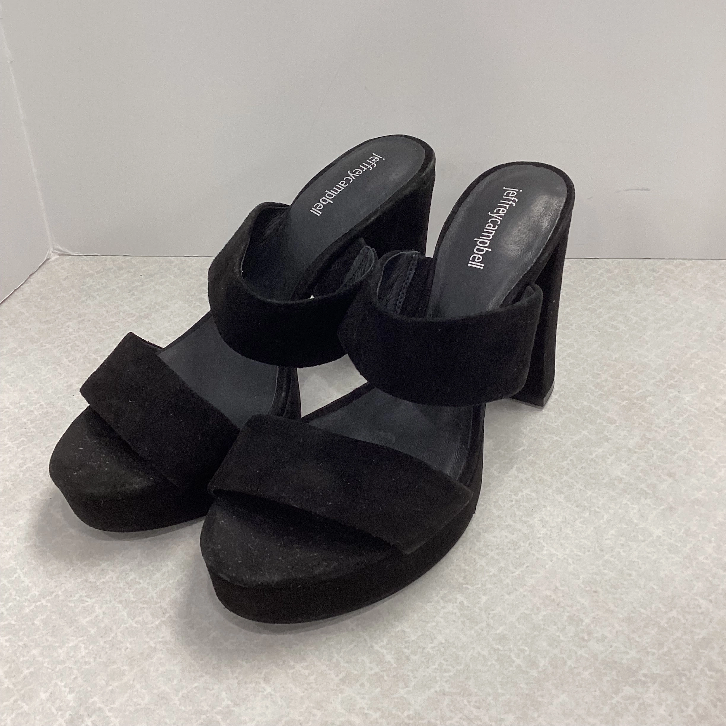Shoes Heels Block By Jeffery Campbell In Black, Size: 10 Classic