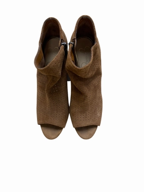 Shoes Heels Block By Jessica Simpson In Brown, Size: 6.5 Brunch Look Feminine Touch