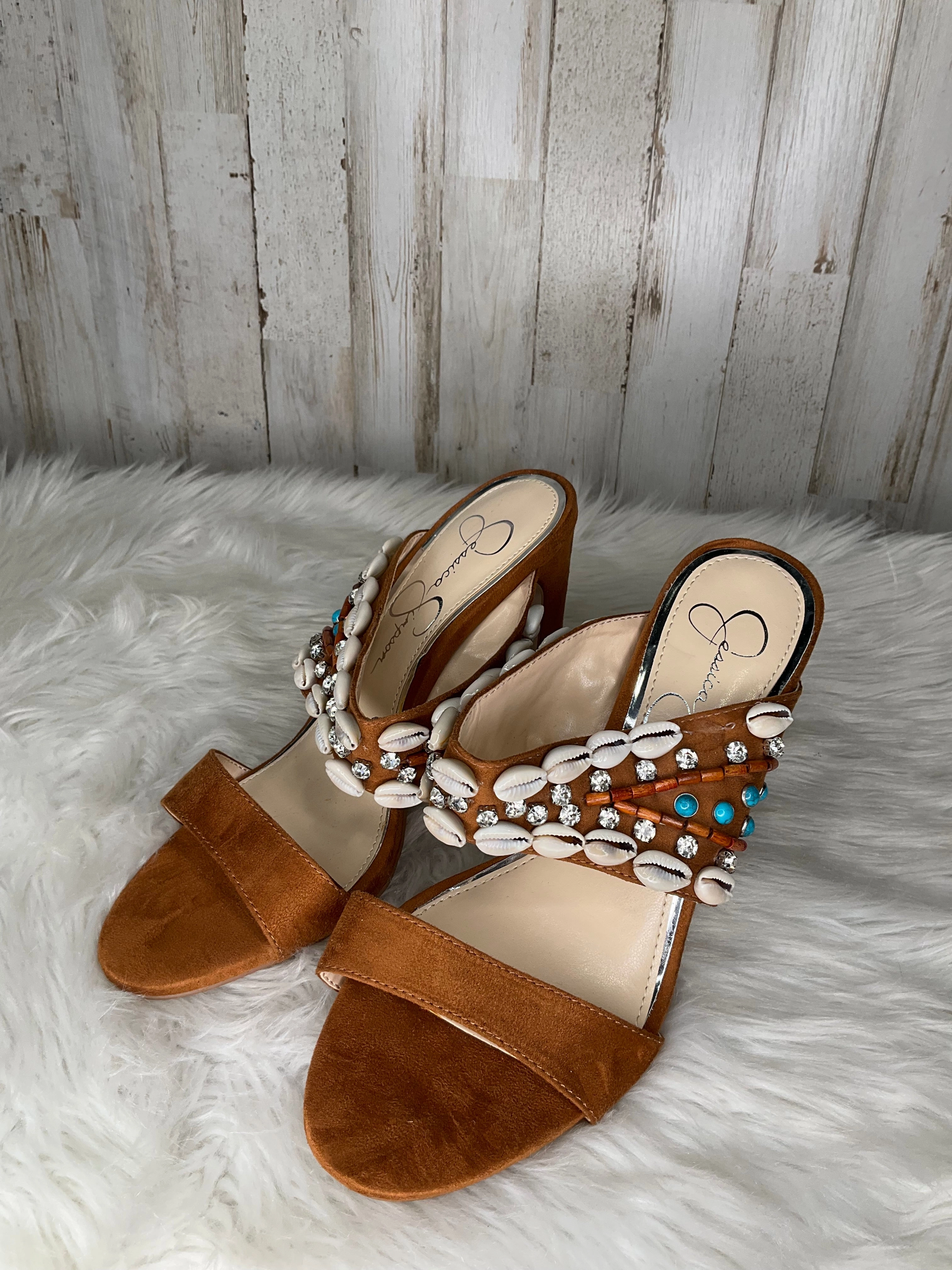 Shoes Heels Block By Jessica Simpson  Size: 6.5 Silky feel Clean Lines