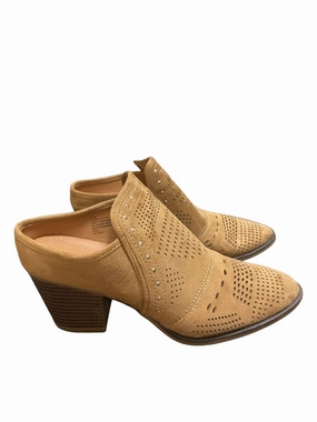 Shoes Heels Block By Maurices In Brown, Size: 7.5 High Top Black Tie Event Heels