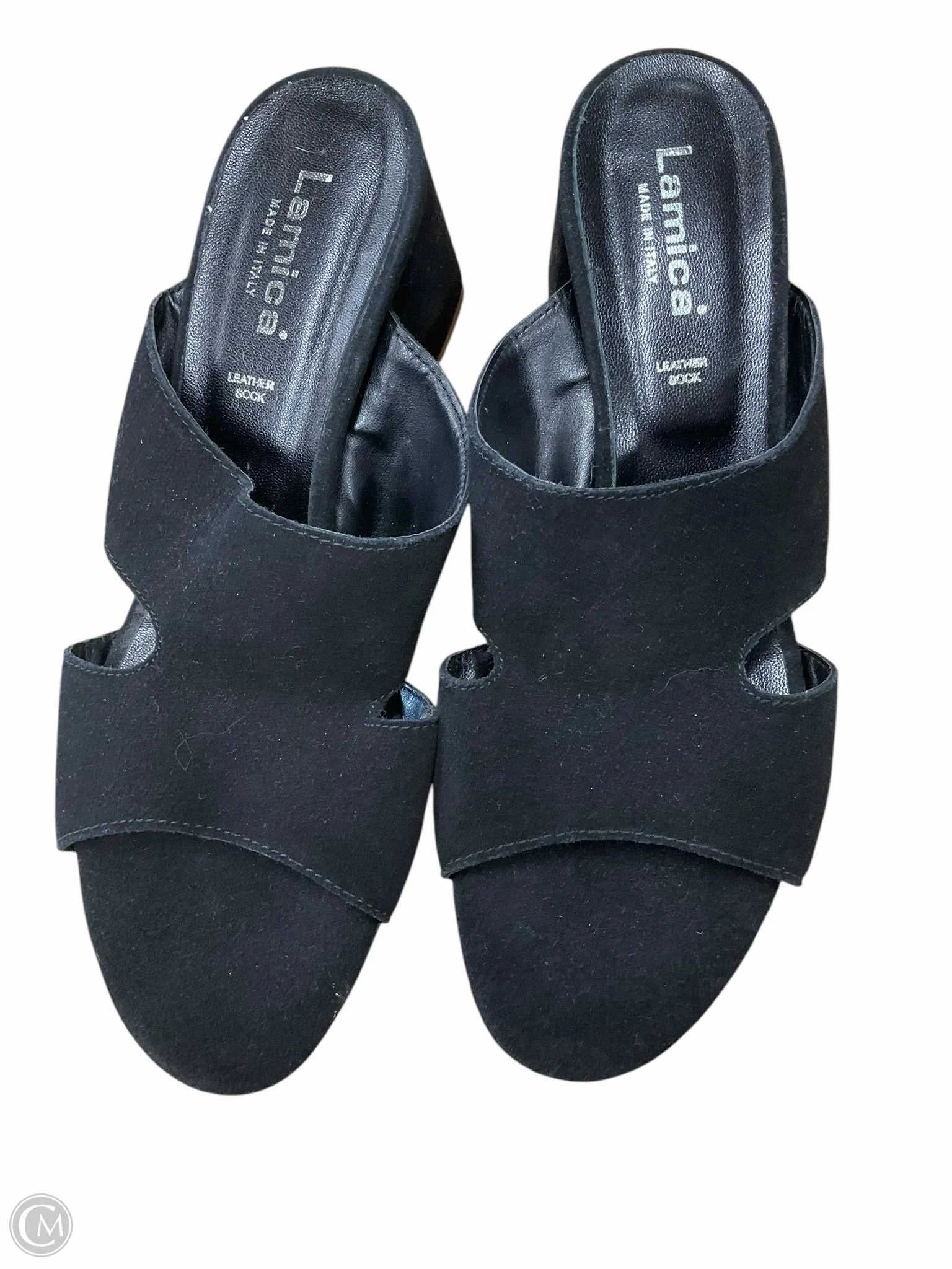 Premium Sandals Holiday Fashion Heels Shoes Heels Block By Nine West In Black, Size: 10