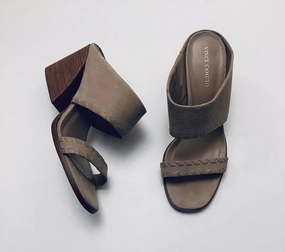 Shoes Heels Block By Vince Camuto In Tan, Size: 9 Wide toe box Dressy High Heels