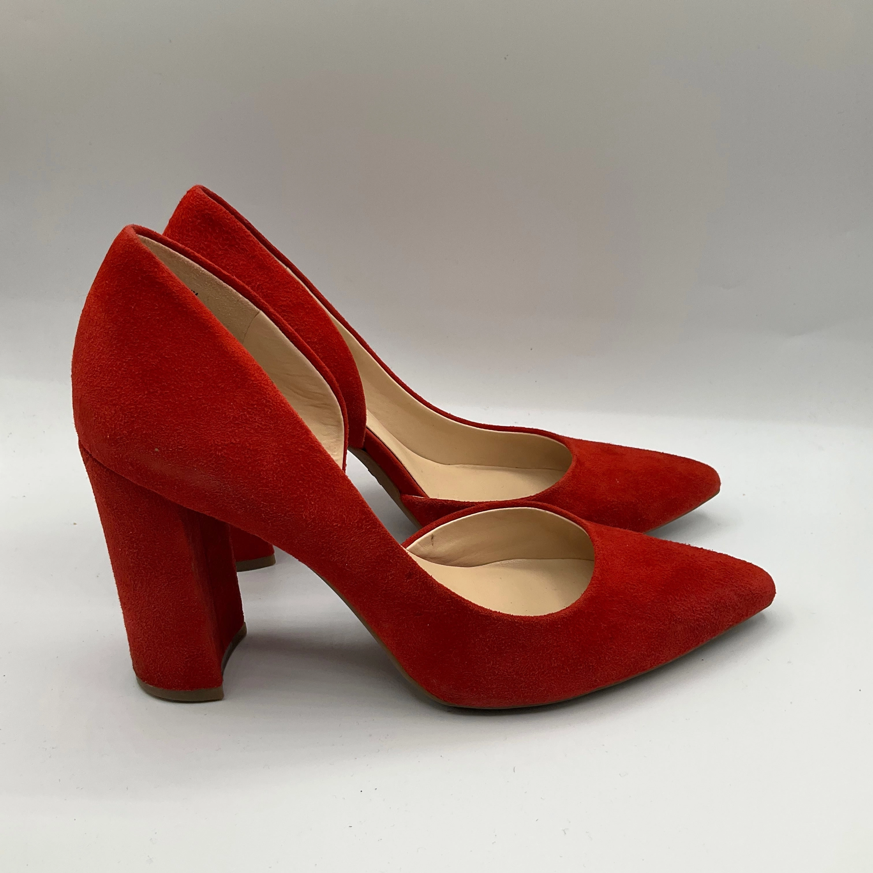 Shoes Heels Block By White House Black Market In Red, Size: 7.5 City Life Glam Heels for Night Out