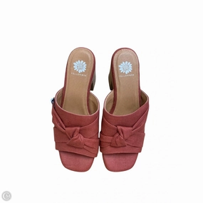 Shoes Heels Block By Yellow Box In Red, Size: 6.5 Luxe Heels High Heel Sandals for Weddings