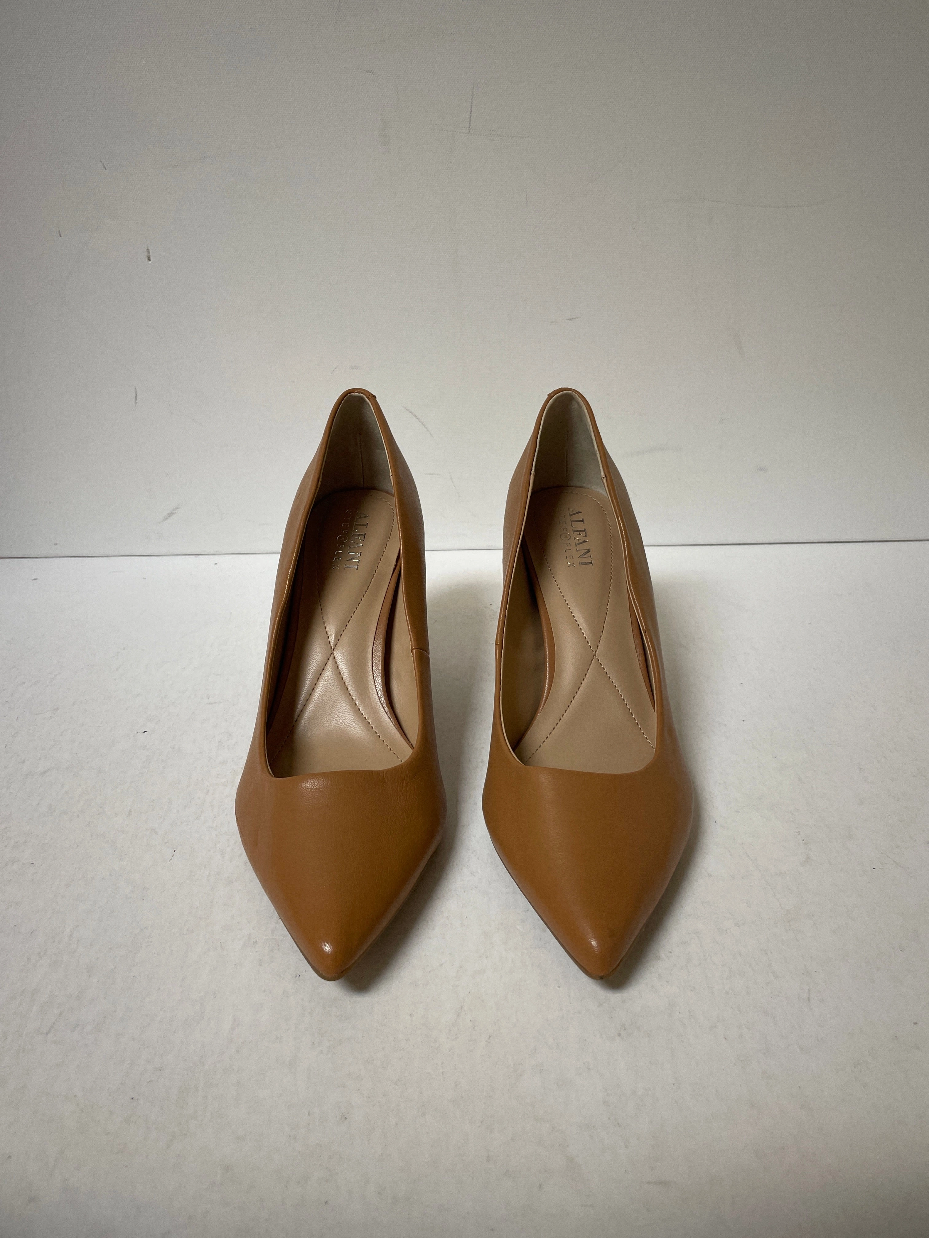 Closed Toe Shoes Heels Stiletto By Alfani In Brown, Size: 8