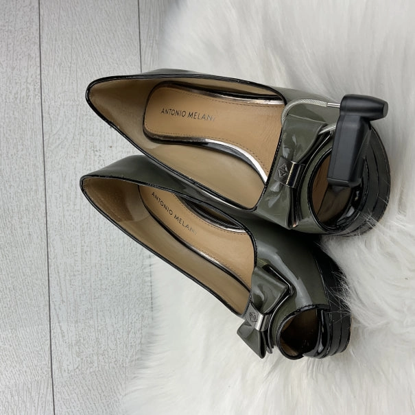 Comfortable Heeled Sandals Anti Slip Sole Shoes Heels Stiletto By Antonio Melani In Green, Size: 7.5