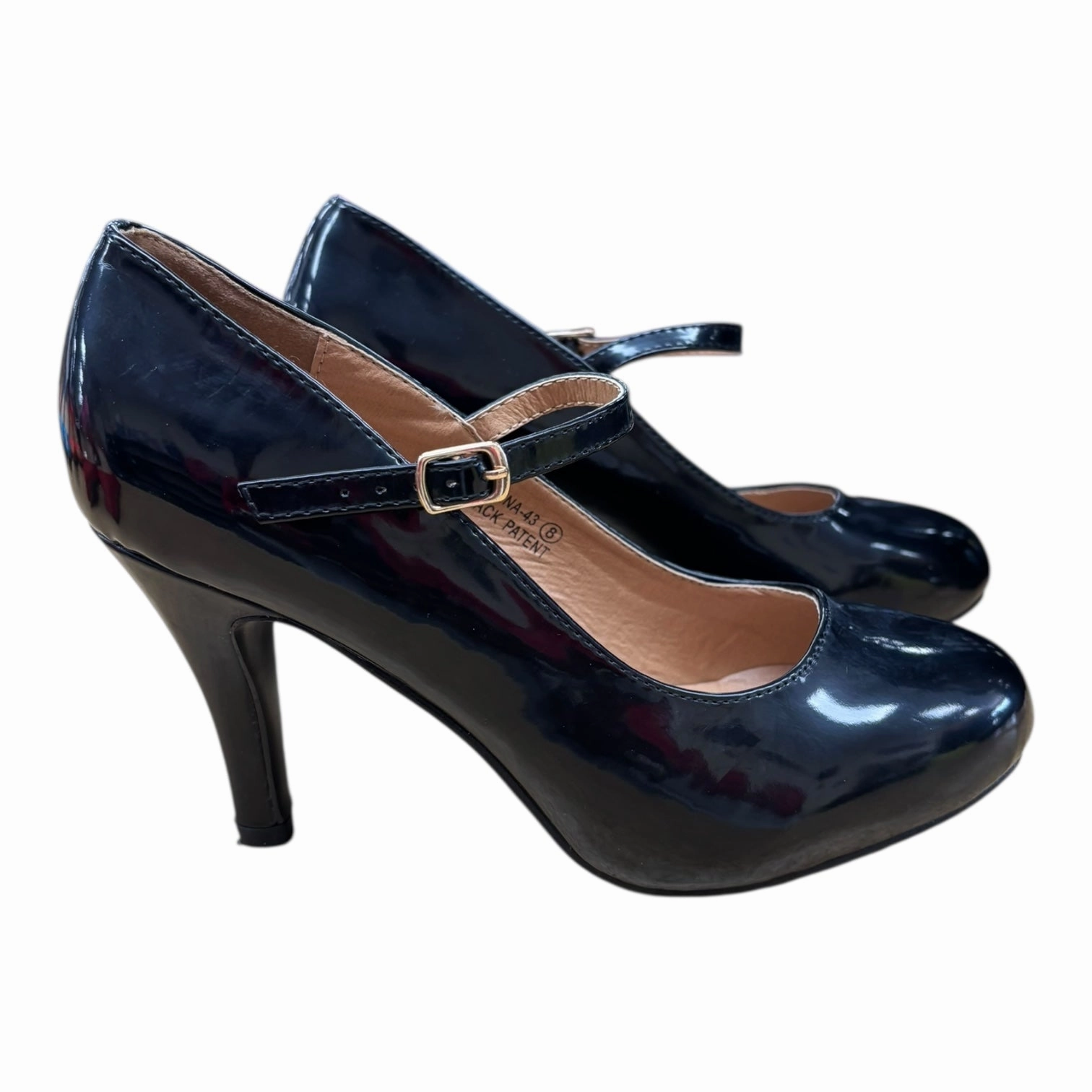 Eva Midsole Rich Tone Shoes Heels Stiletto By Bella Marie In Black, Size:8