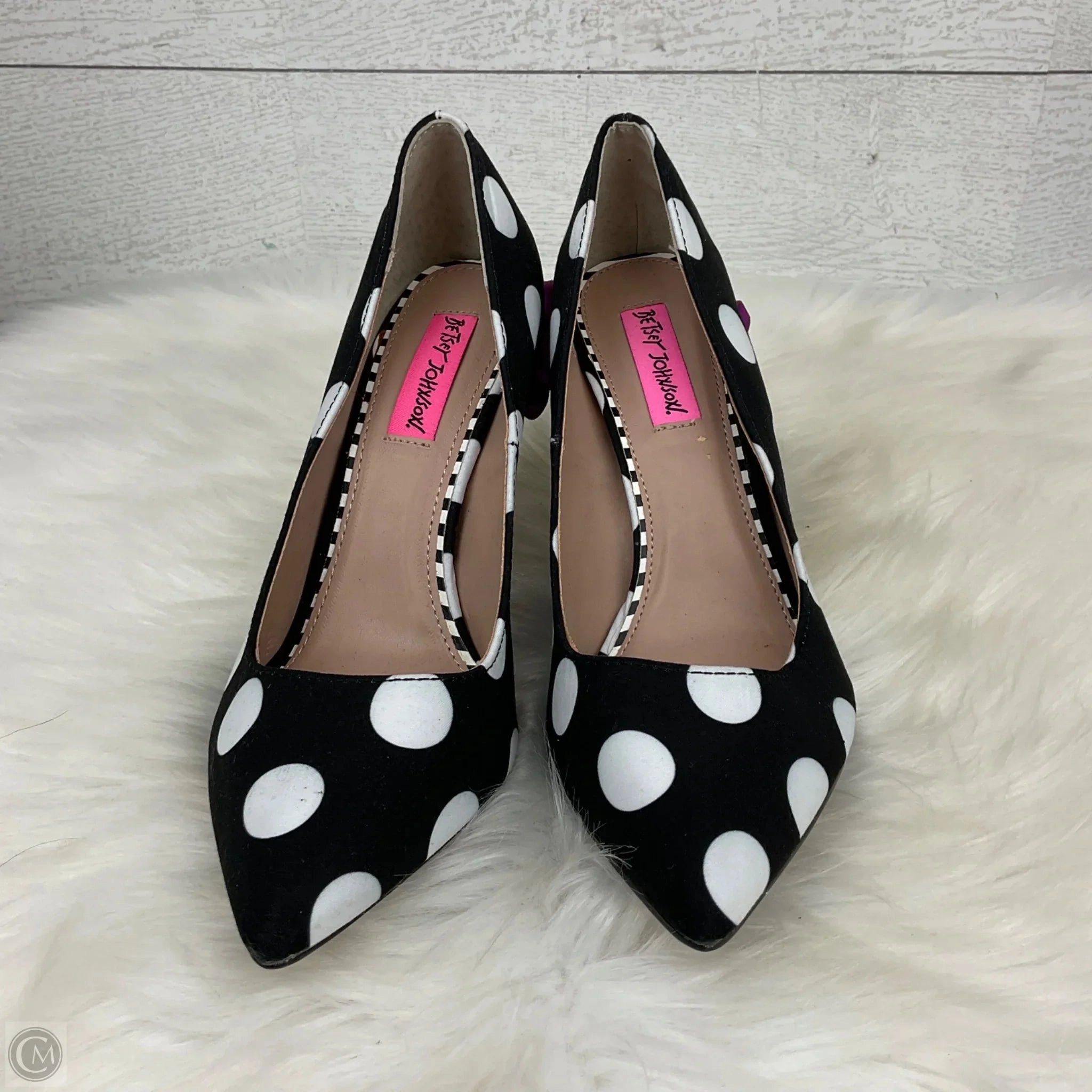 Anti Odor Feature Shoes Heels Stiletto By Betsey Johnson In Black, Size: 6.5