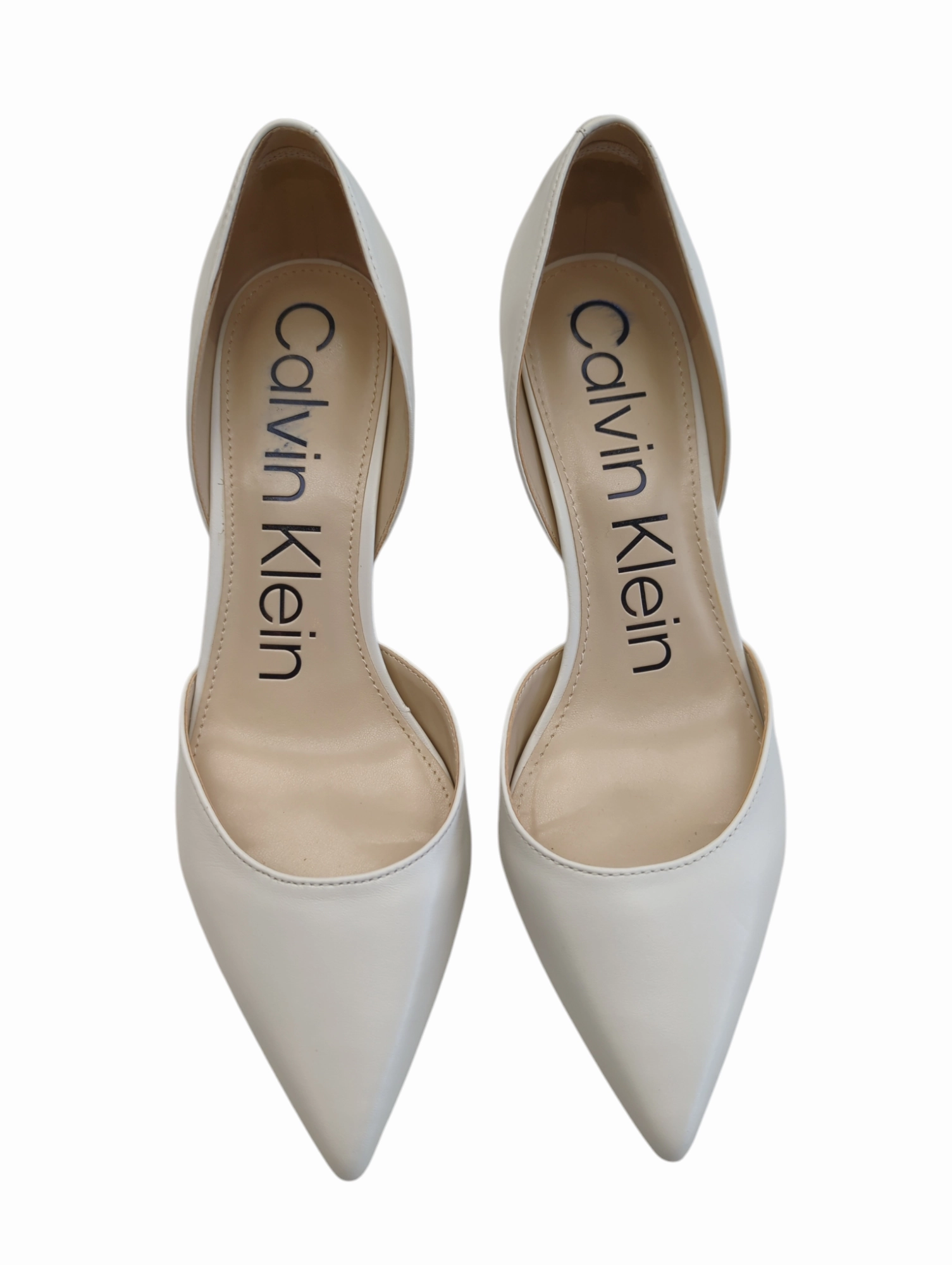 Shoes Heels Stiletto By Calvin Klein In White, Size: 8.5 Colorful High Heels