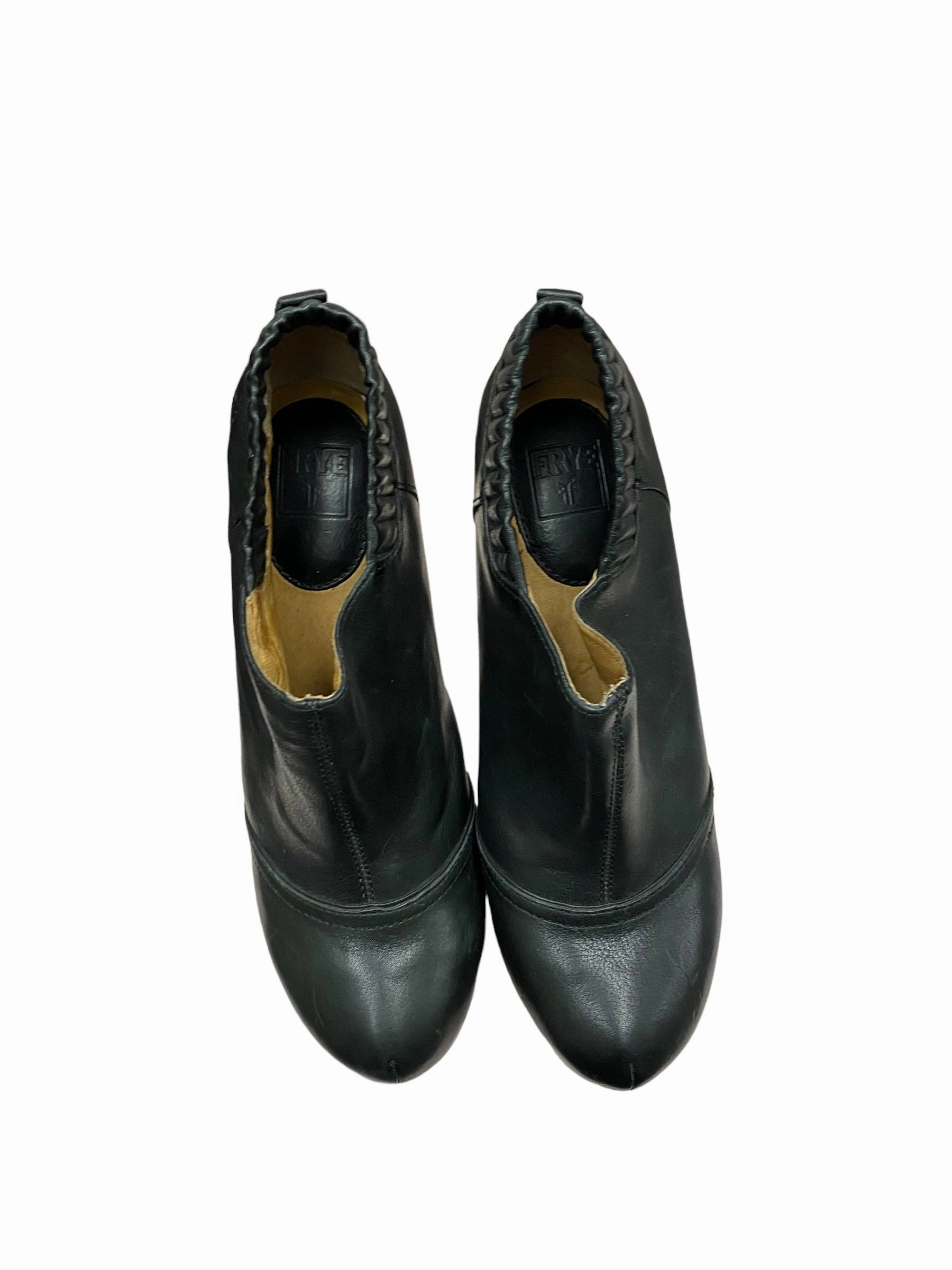 Shoes Heels Stiletto By Frye In Black, Size: 7.5 Open Back Heels
