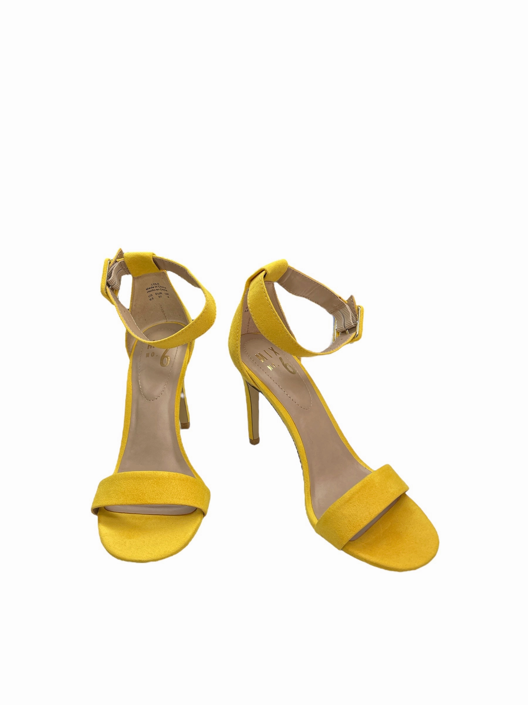 Shoes Heels Stiletto By Mix No 6  Size: 6.5 Bridal Shoes with Embellishments Vibrant Tone