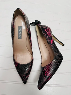 Shoes Heels Stiletto By SARA JESSICA PARKER In Grey & Pink, Size: 8.5 Work Heels Luxury Look