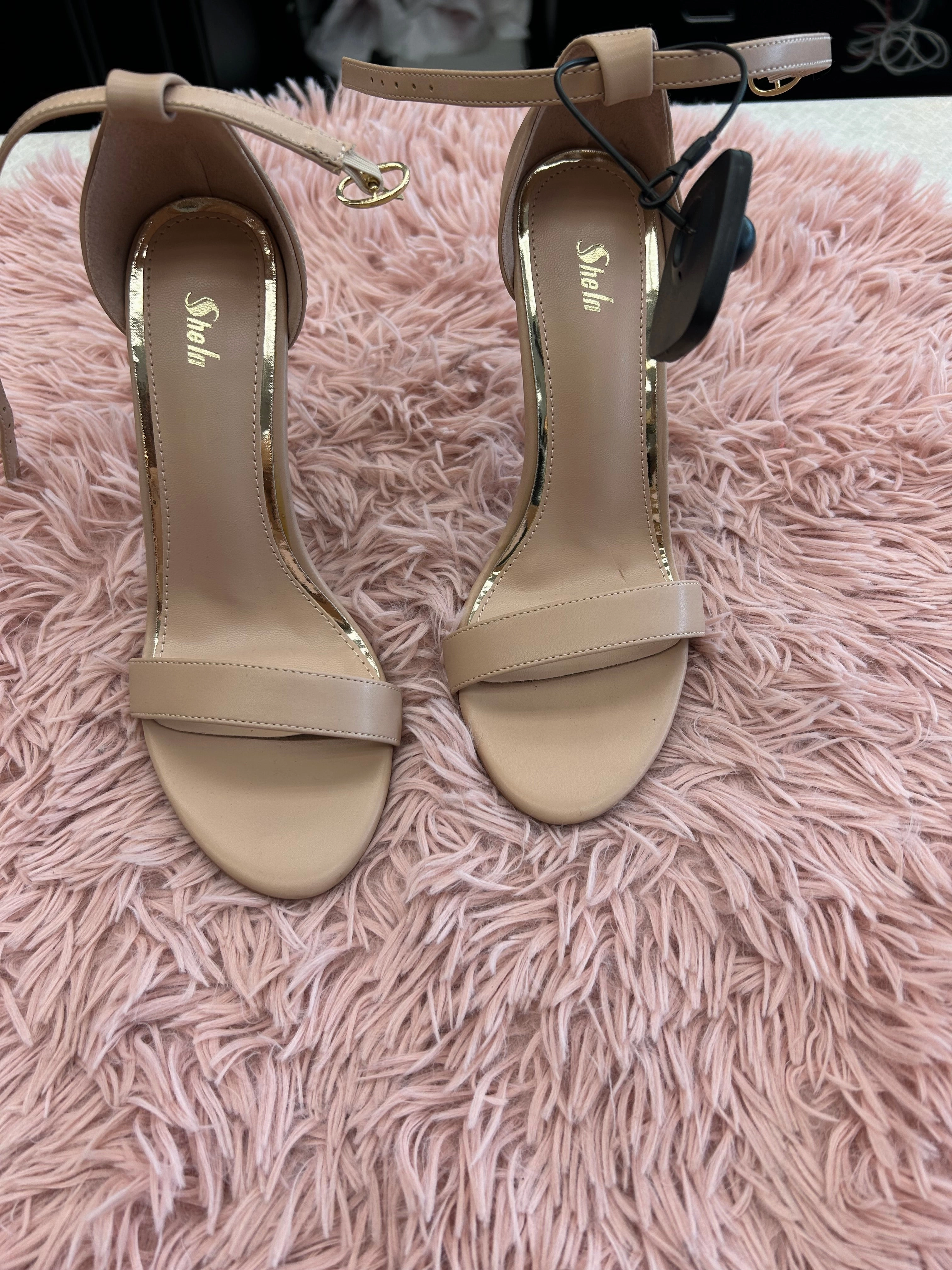 Shoes Heels Stiletto By Shein In Nude, Size: 6.5 Gentle Finish Smart Footwear