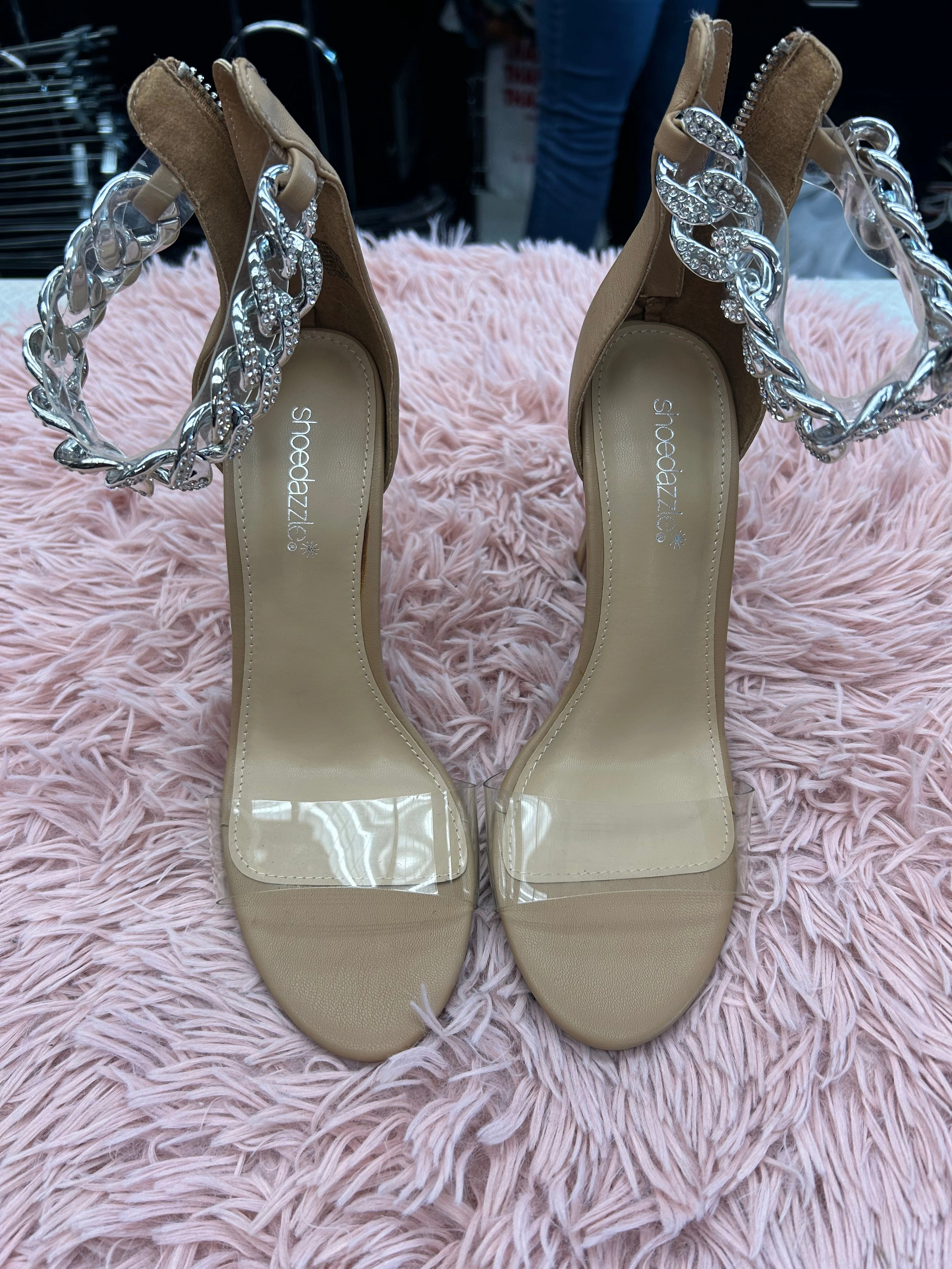 Shoes Heels Stiletto By Shoedazzle In Nude, Size: 9 Winter Pumps Narrow Fit