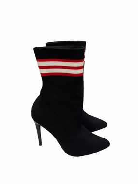 Stable Structure Stylish Footwear Shoes Heels Stiletto By Steve Madden In Black & Red, Size: 8.5