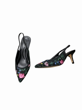 Open Toe Shoes Shoes Heels Stiletto By White House Black Market In Black, Size: 5.5