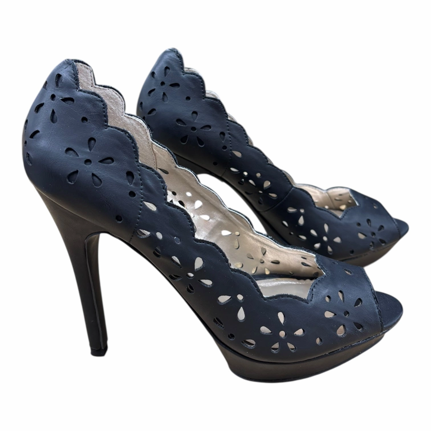 Shoes Heels Stiletto By Xoxo In Black, Size:8 Pivot Point