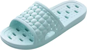 Shower Shoes Mens Cloud Slides Womens Bathroom Slipper Indoor Slipper Water Shoe Non-Slip Room Spa Living