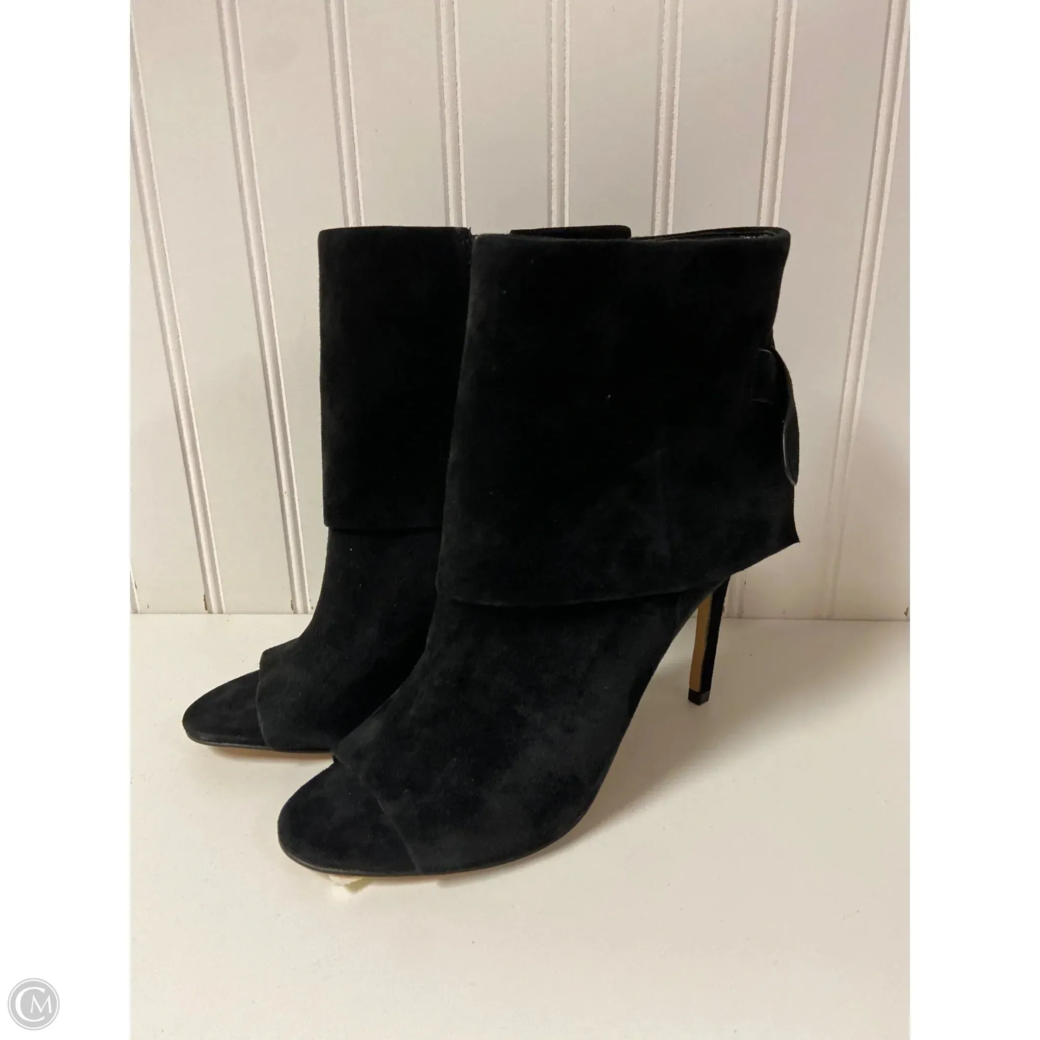 Anti blister Evening Mode Shoes Heels Stiletto By Vince Camuto In Black, Size: 7