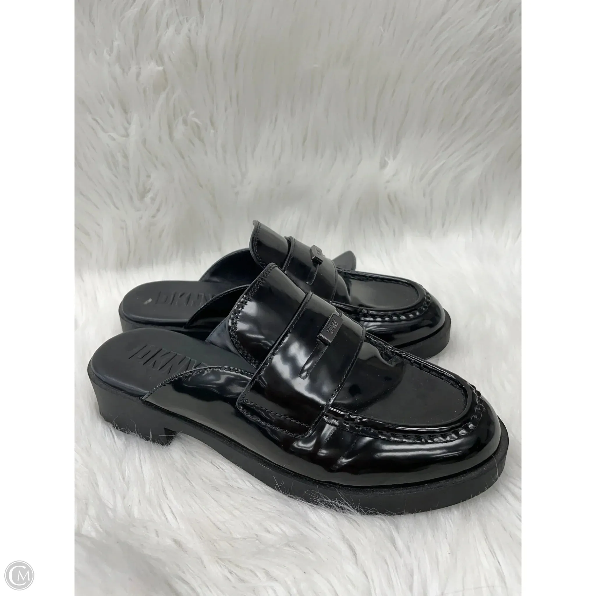 High Style Shoes Heels Block By Dkny In Black, Size: 7.5