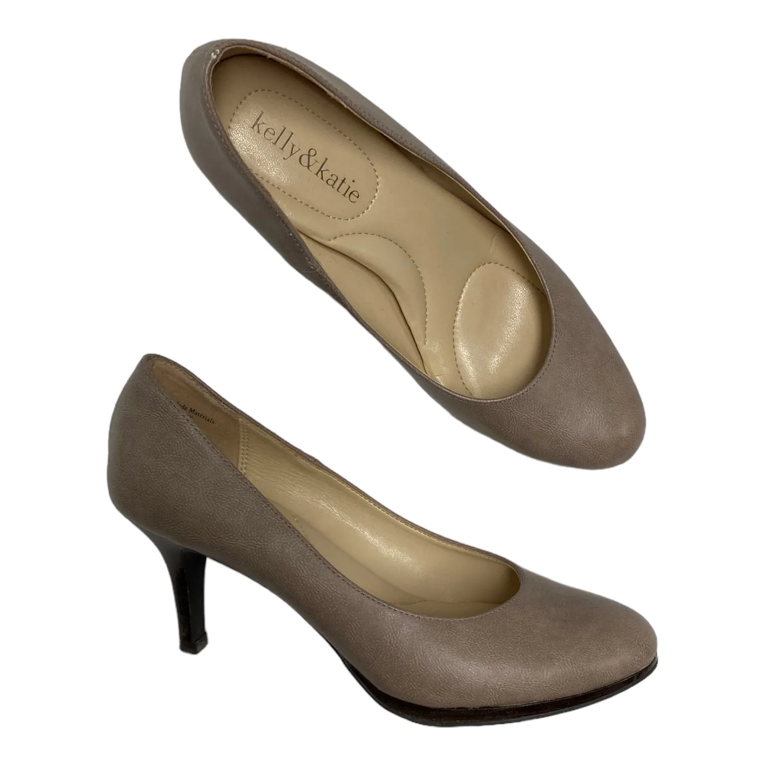 Leather Heeled Sandals Open Toe Evening Pumps Shoes Heels Stiletto By Kelly And Katie  Size: 6.5