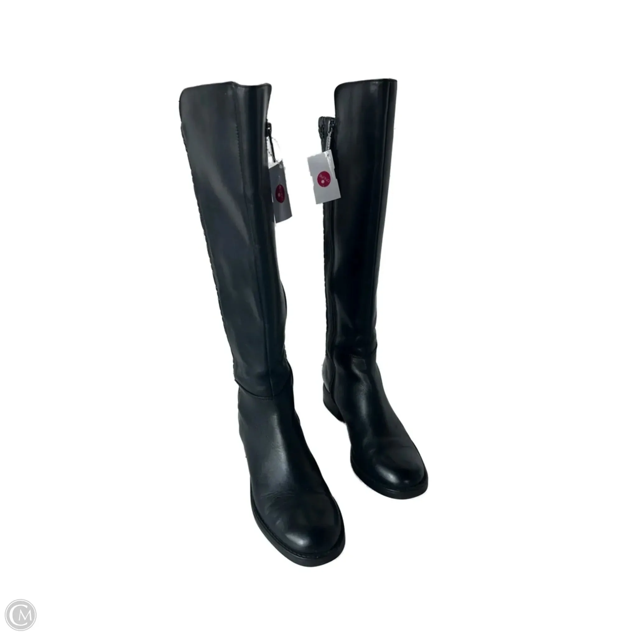 Boots Knee Flats By Blondo In Black, Size: 7 Easy to Wear