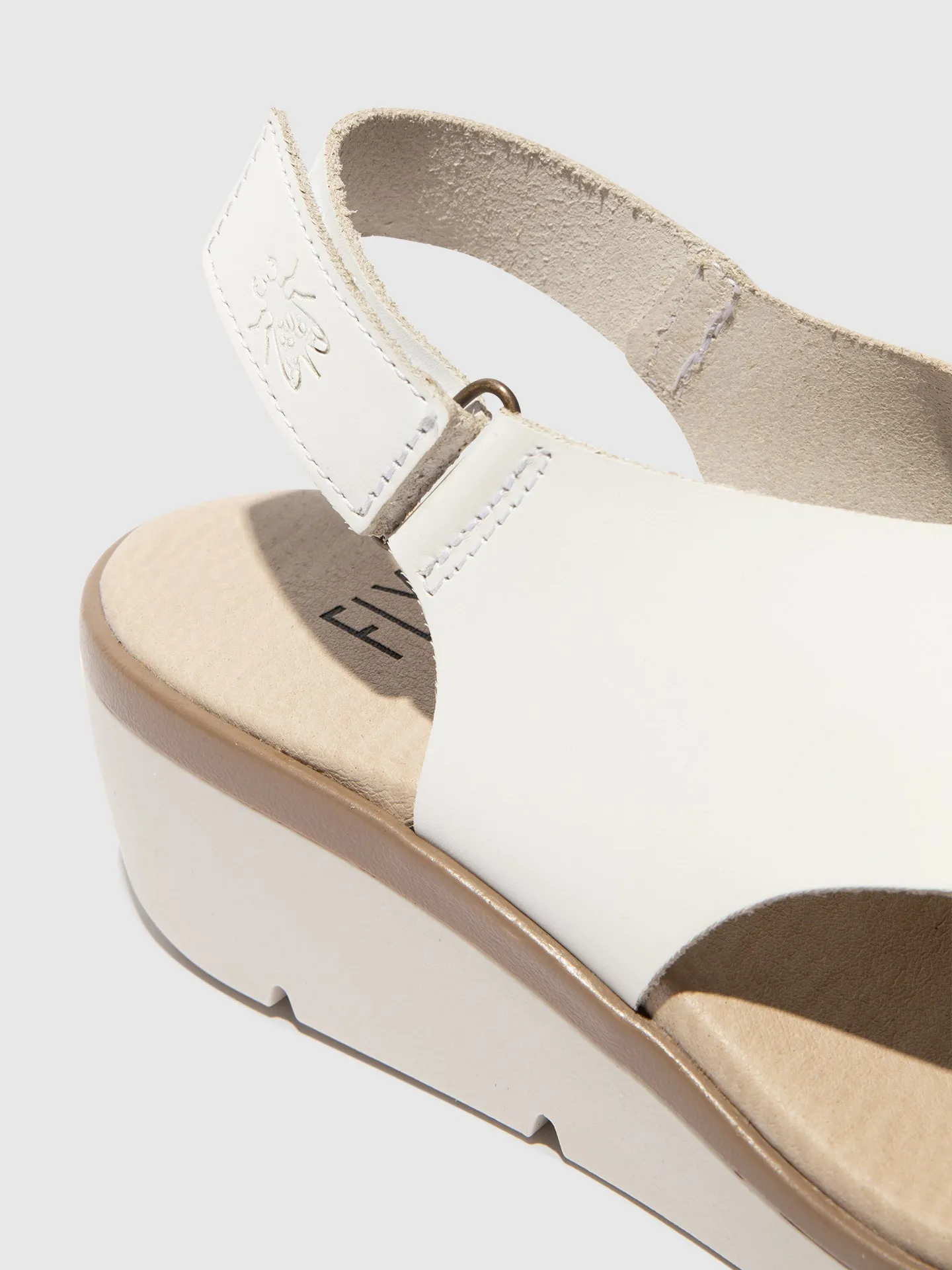 Sling-Back Sandals NABI058FLY WHITE