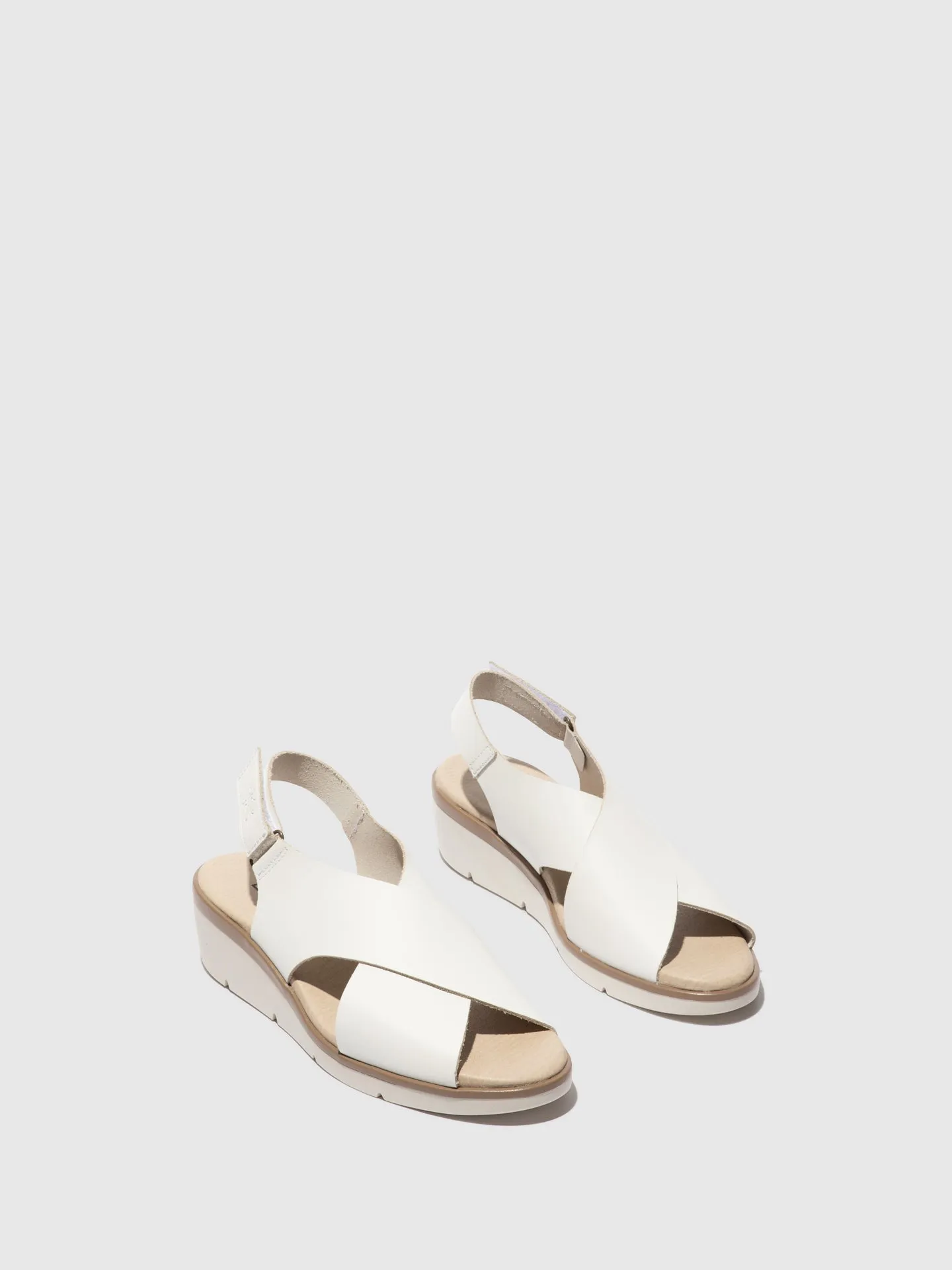 Sling-Back Sandals NABI058FLY WHITE