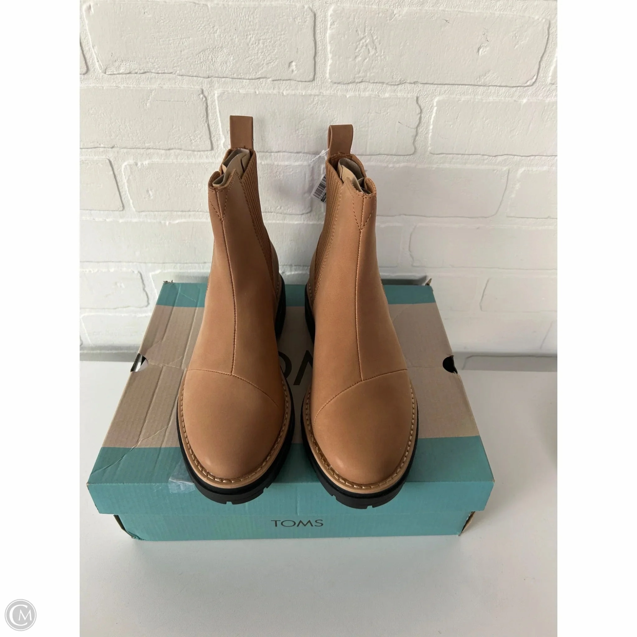 Boots Ankle Flats By Toms In Brown, Size: 7 Protective Finish Weekend Wanderer Cold-resistant