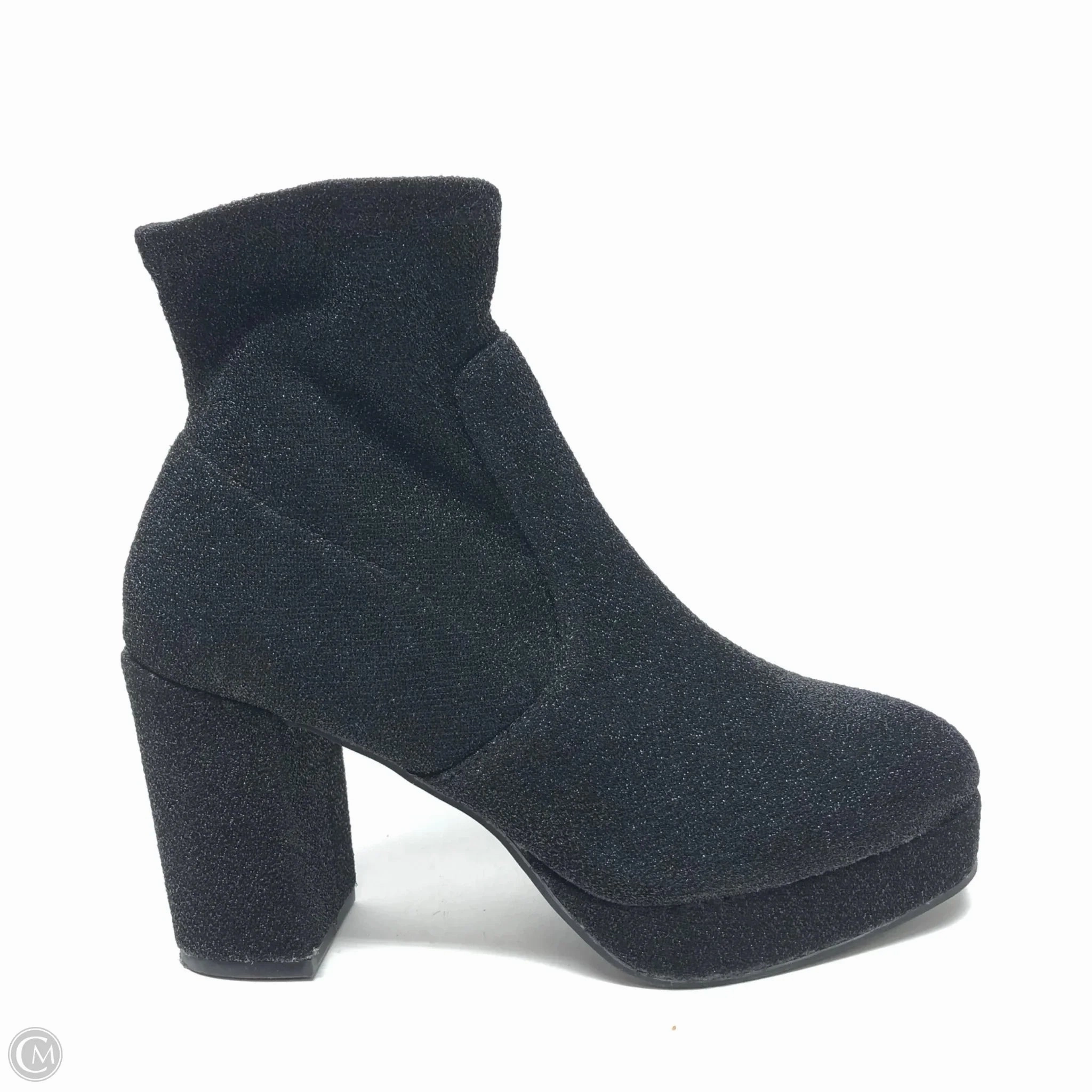Winter Ready All Weather Mountain Climber Boots Ankle Heels By Clothes Mentor In Black, Size: 6.5