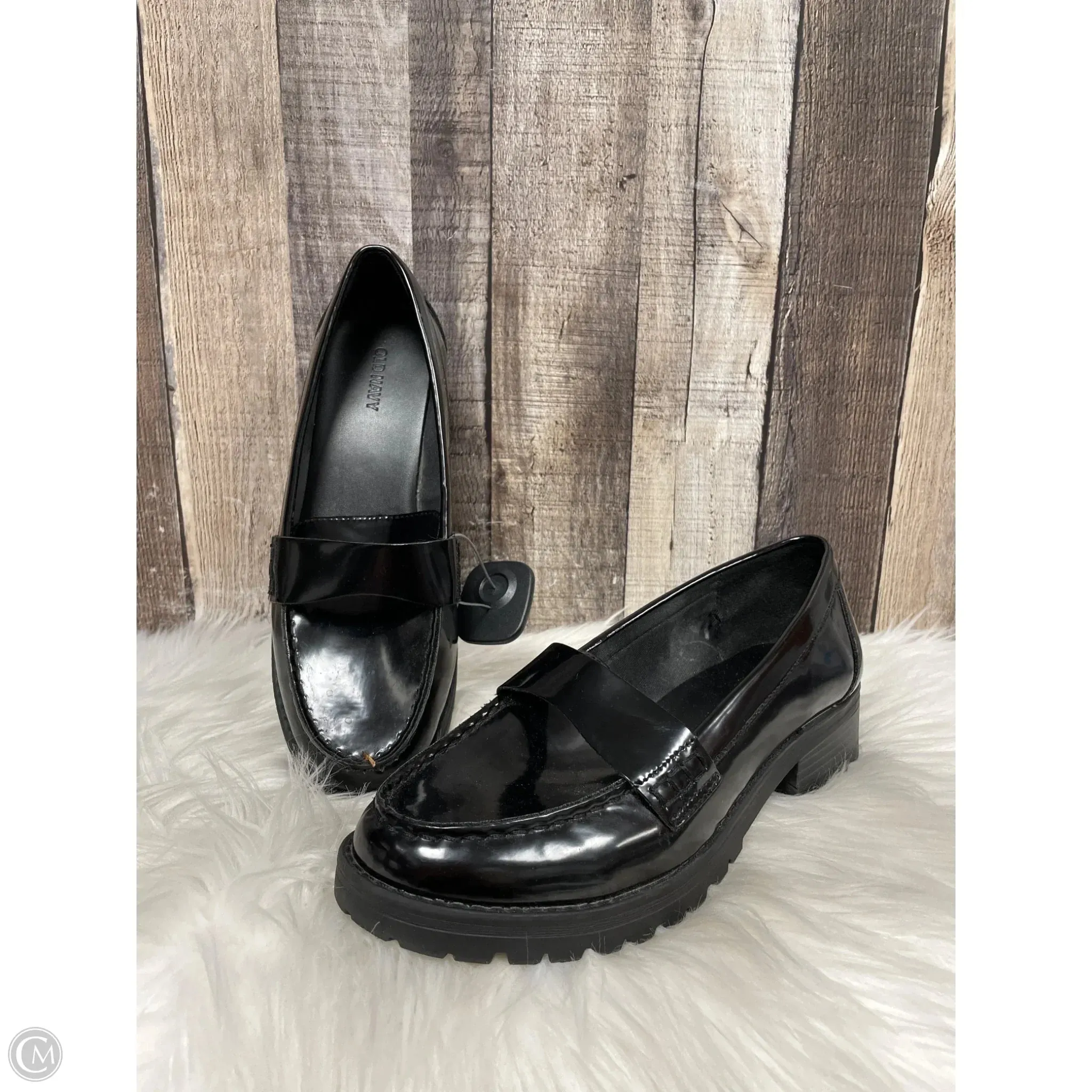 Shoes Heels Block By Old Navy In Black, Size: 9 Edgy Profile City Ready
