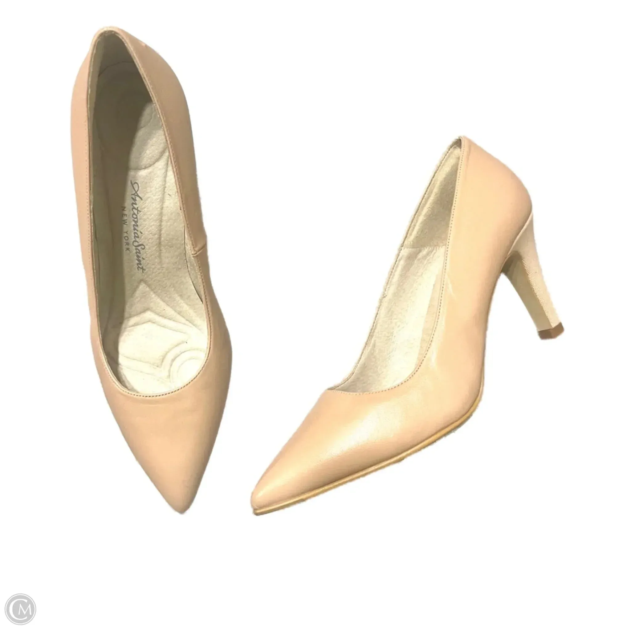 Lace Up Style Stylish Stilettos Shoes Heels Stiletto By Antonia Saint In Tan, Size: 5.5