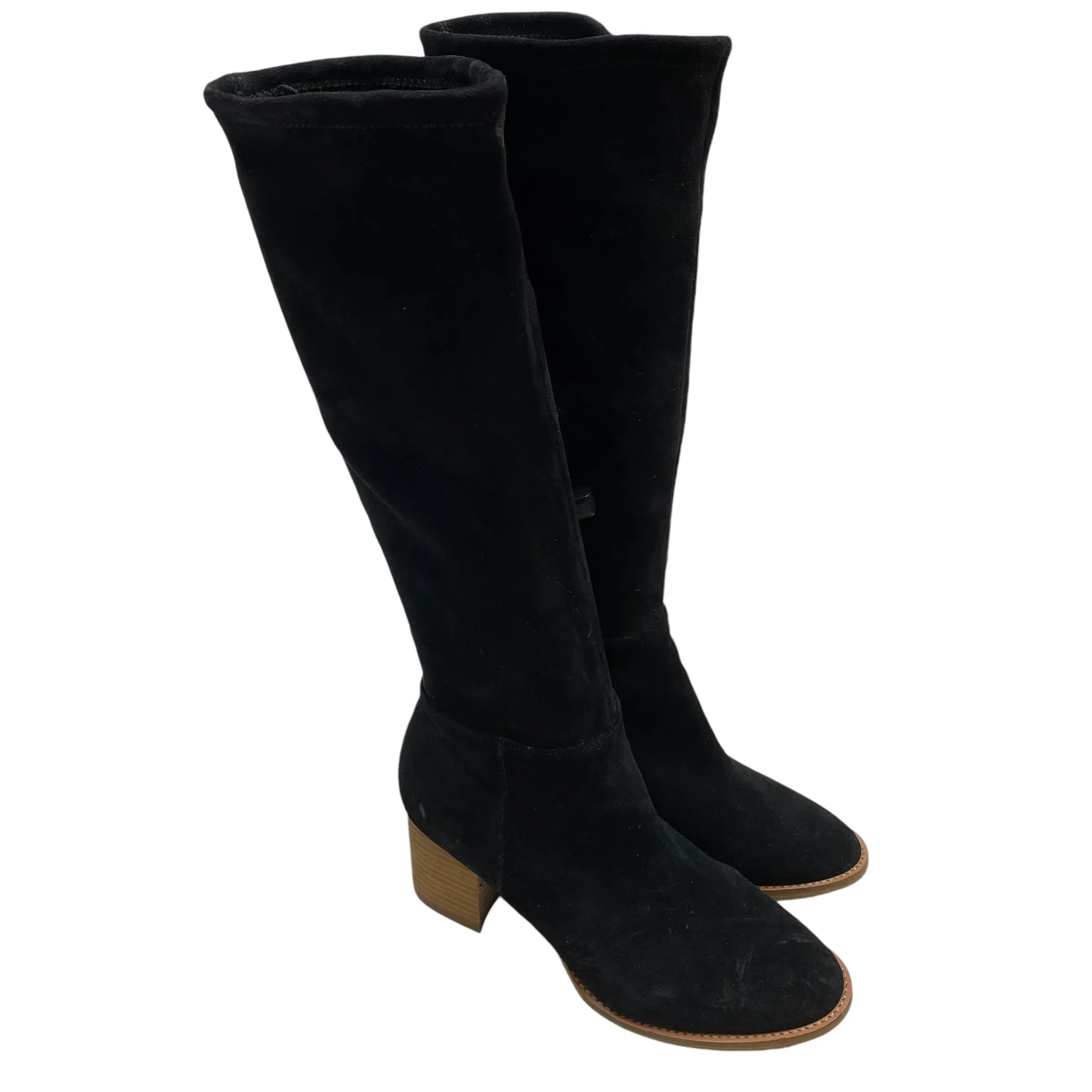 Boots Knee Heels By Blondo In Black, Size: 9.5 Chic Alternative Chic in Every Season
