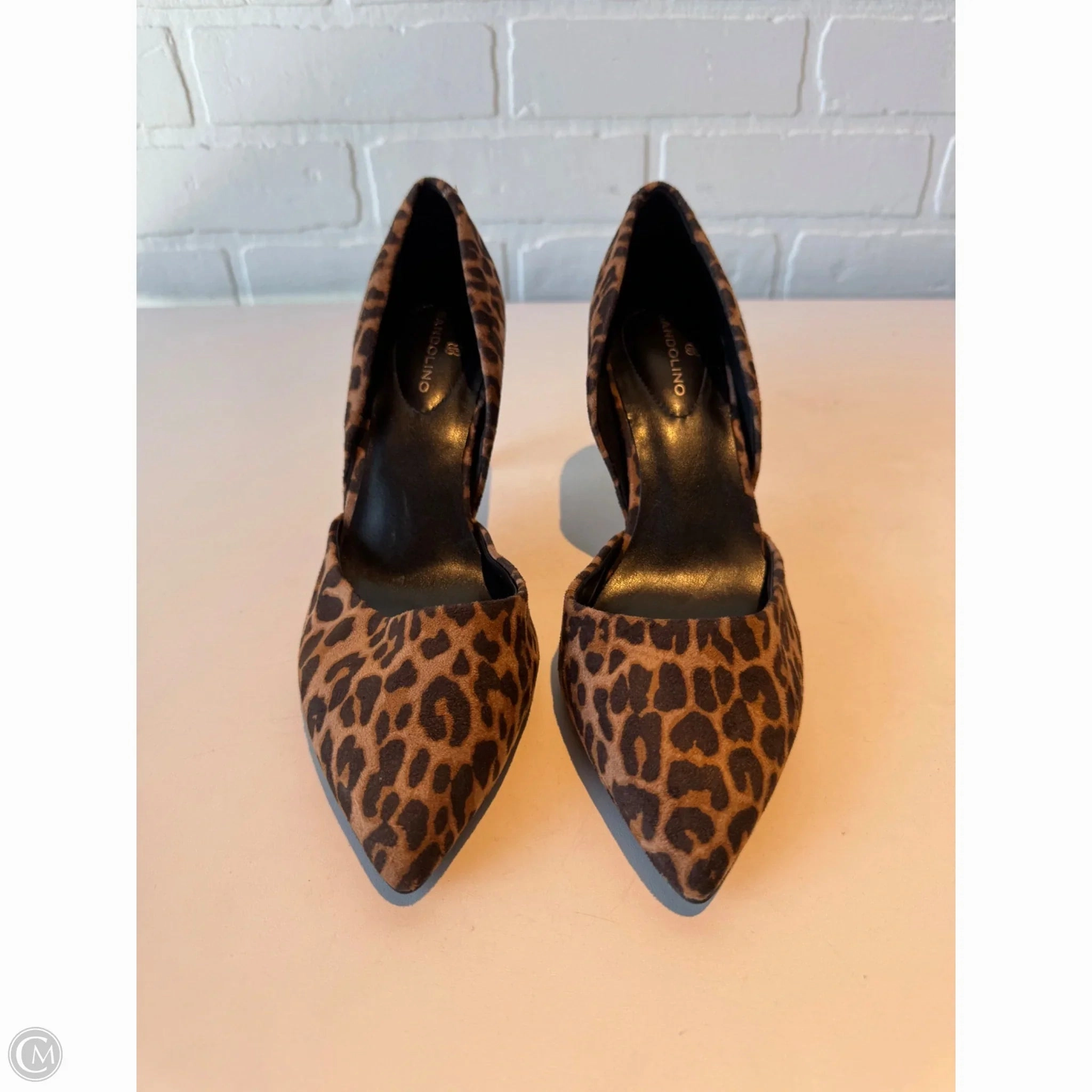 Shoes Heels Stiletto By Bandolino In Animal Print, Size: 6.5 Satin Pumps Comfortable Insole