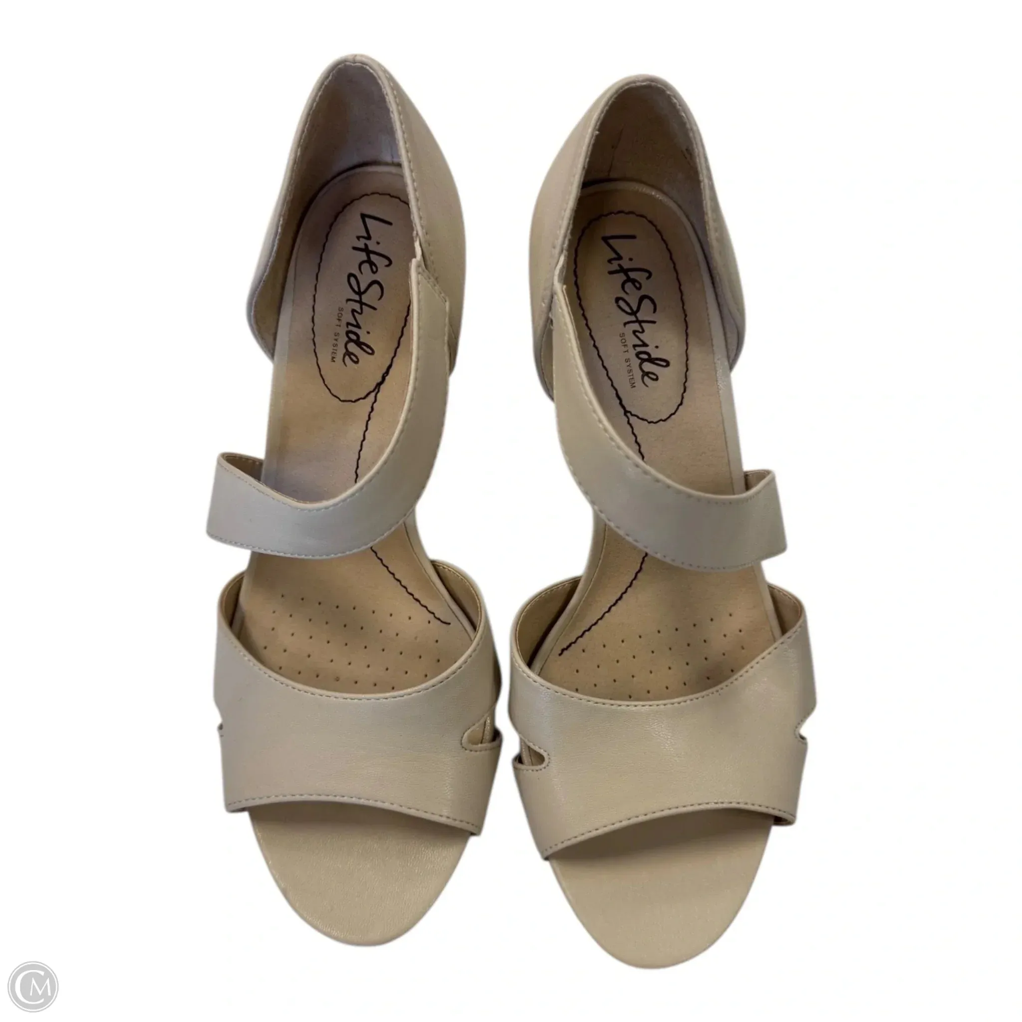 Shoes Heels Stiletto By Life Stride In Cream, Size: 8 Bold Silhouette Glamorous Shoes