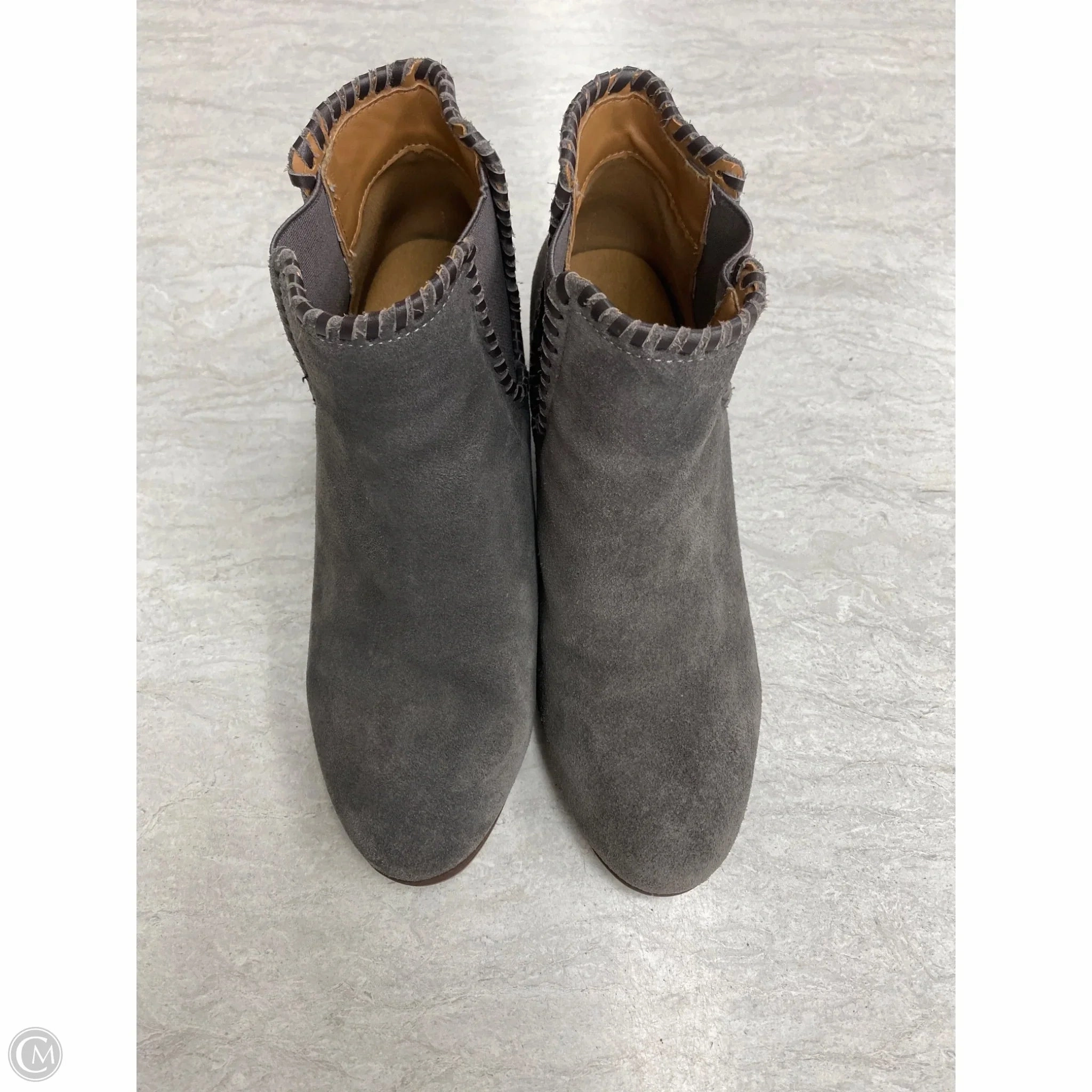 Boots Ankle Heels By Jack Rogers In Grey, Size: 8 Comfort Lining Weekend Camping